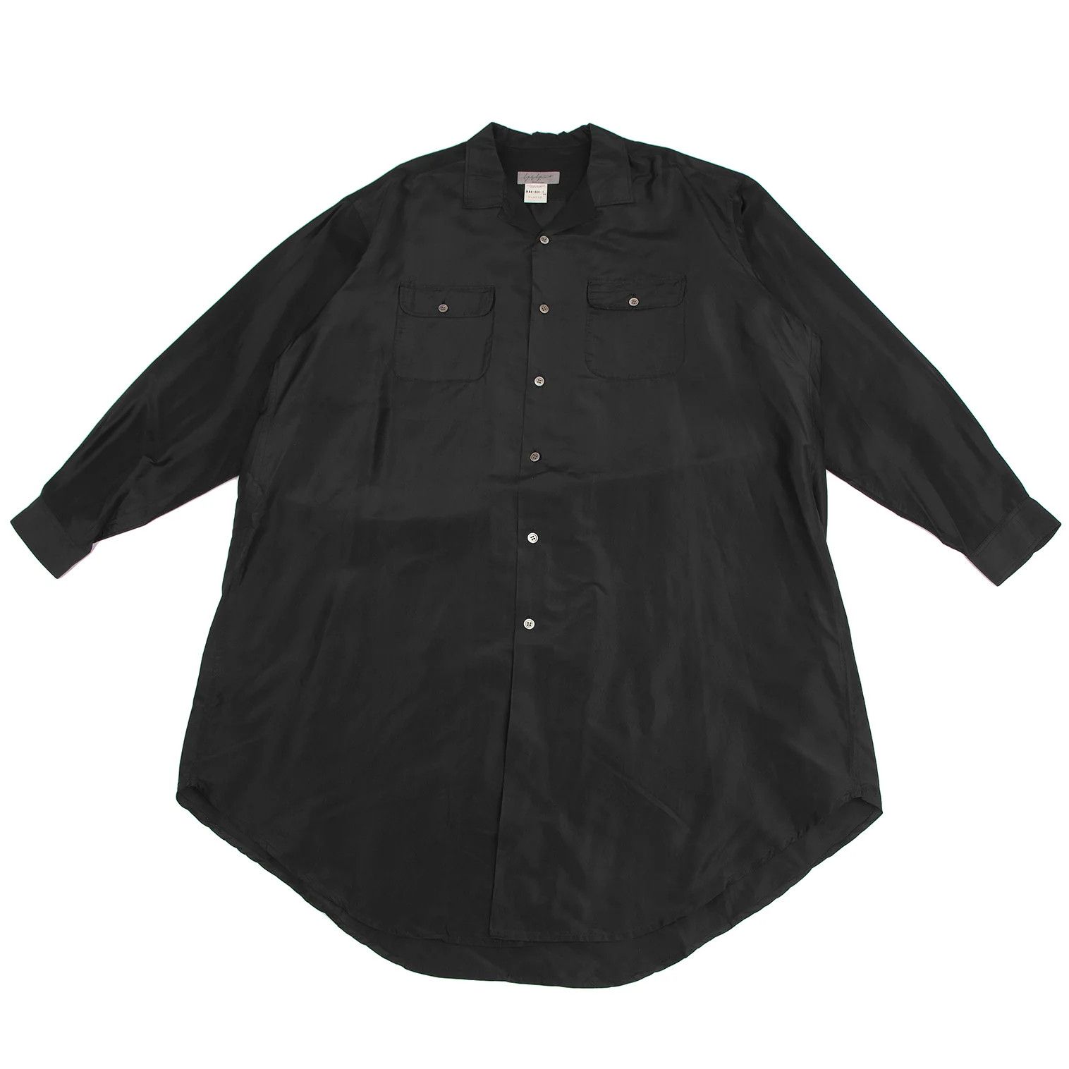 Yohji Yamamoto Yohji Yamamoto Big Silhouette Open Collar Shirt Size US M / EU 48-50 / 2 - 1 Thumbnail