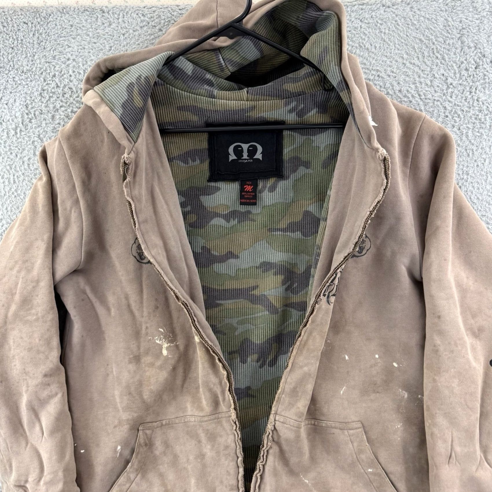 Vintage VINTAGE Mbarb Hoodie Jacket Small? 14? Size US M / EU 48-50 / 2 - 6 Thumbnail