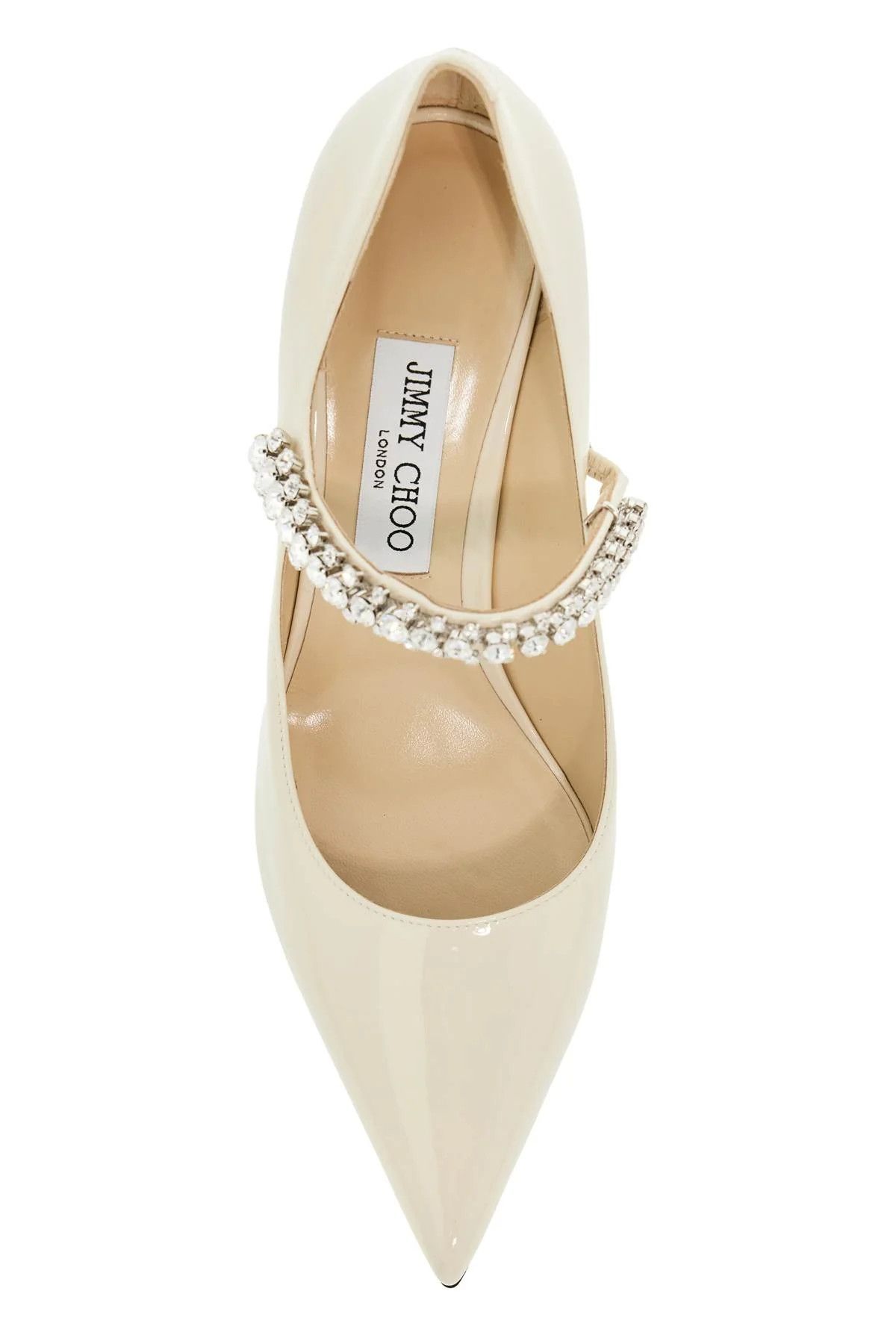 Jimmy Choo o1s22i1n1024 Bing 85 Pumps in Off White Size US 10 / IT 40 - 2 Thumbnail