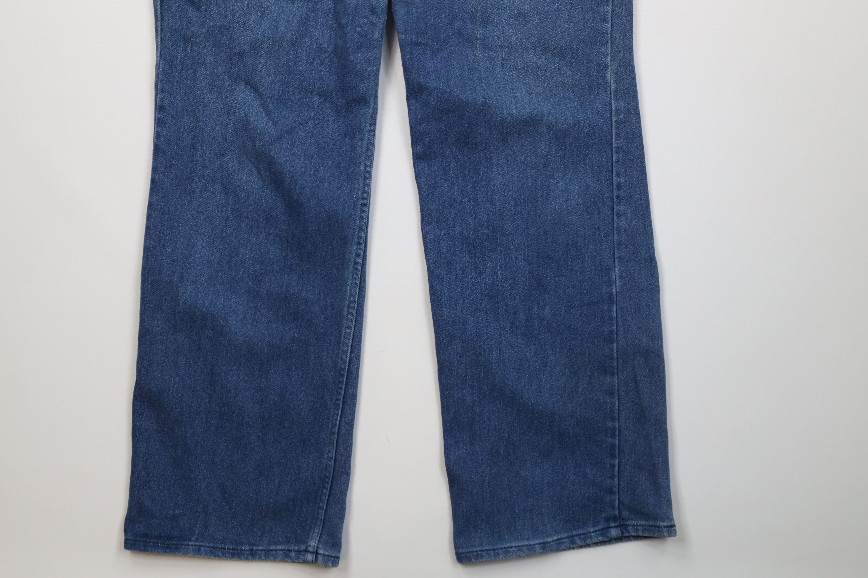 Wrangler Vintage 70s Wrangler Wide Leg Bell Bottoms Denim Jeans USA Size US 34 / EU 50 - 4 Thumbnail