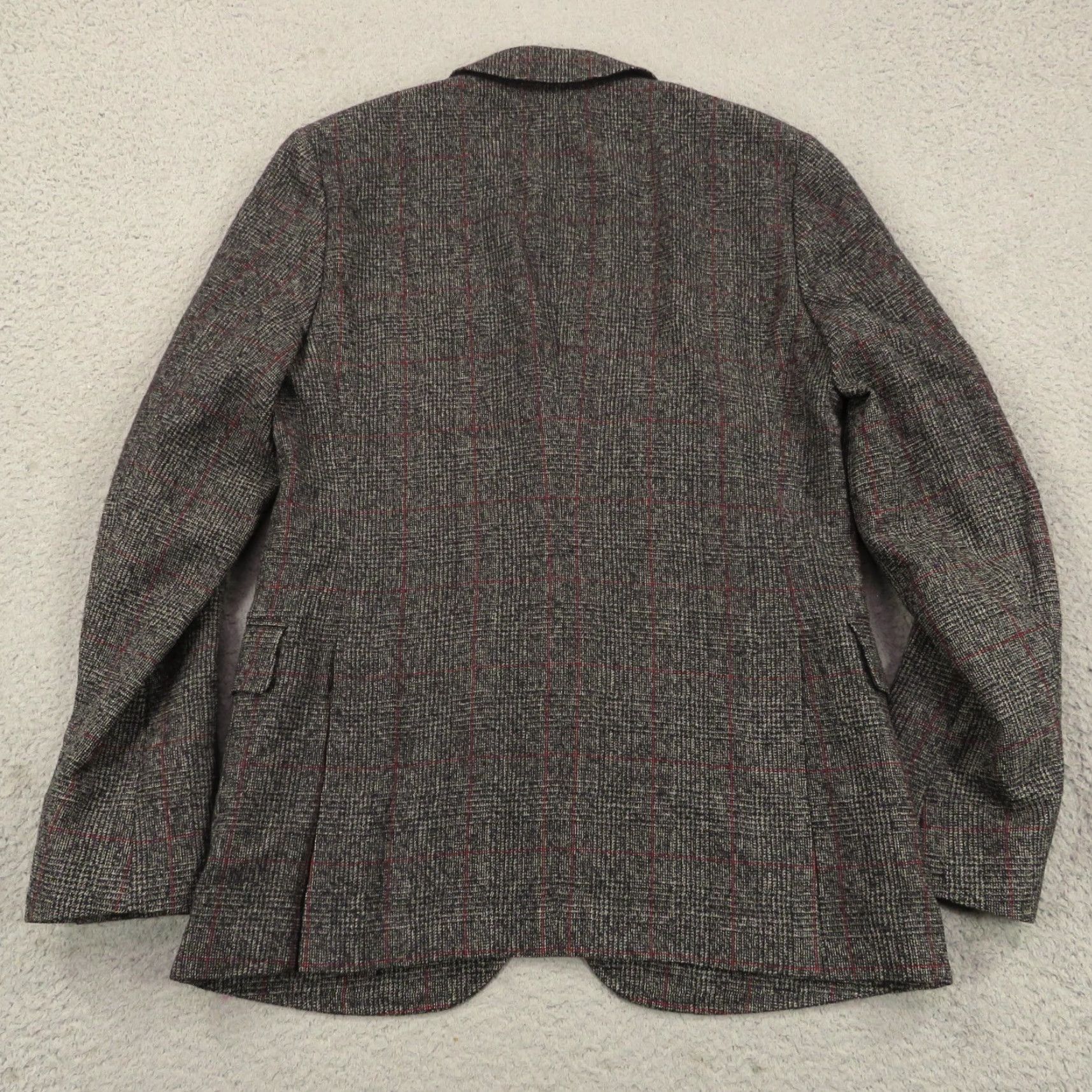 J.Lindeberg J Lindeberg Blazer 38L Charcoal Check Unstructured Sport Coat Subalpino Dandy Size 38R - 6 Thumbnail