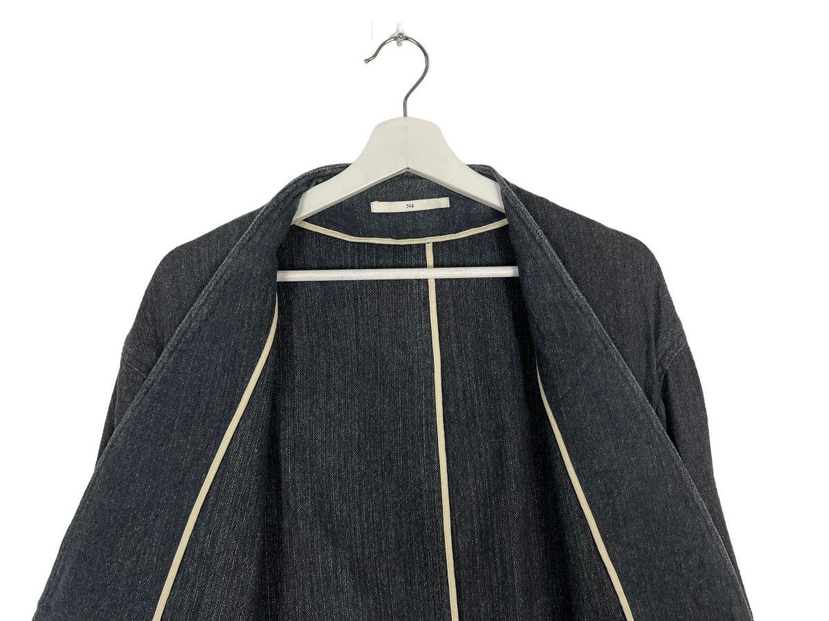 Japanese Brand 🔥 N4 SALT PAPER COTTON LONG CARDIGAN JACKET MADE IN JAPAN Size US S / EU 44-46 / 1 - 11 Thumbnail