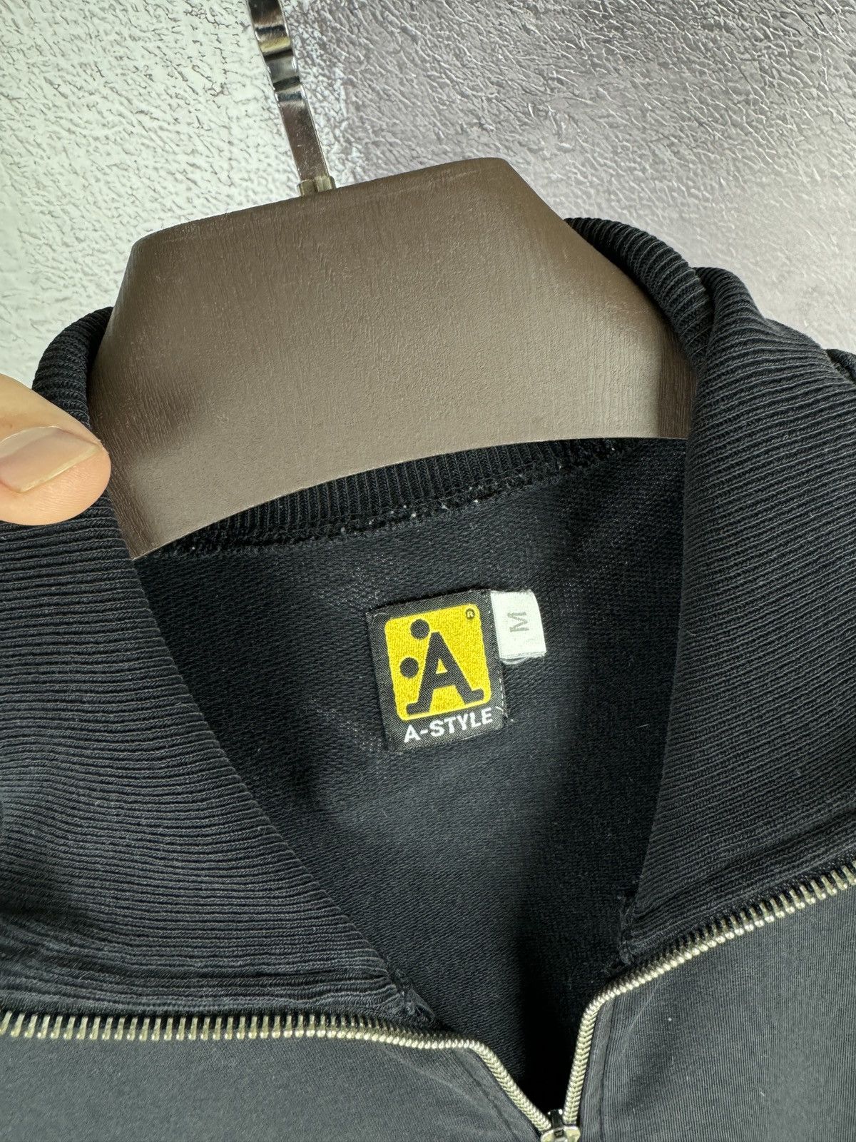 Japanese Brand × Vintage A-STYLE Sticky What? full zip Sweater pullover Sex Hook-Ups Size US M / EU 48-50 / 2 - 6 Thumbnail