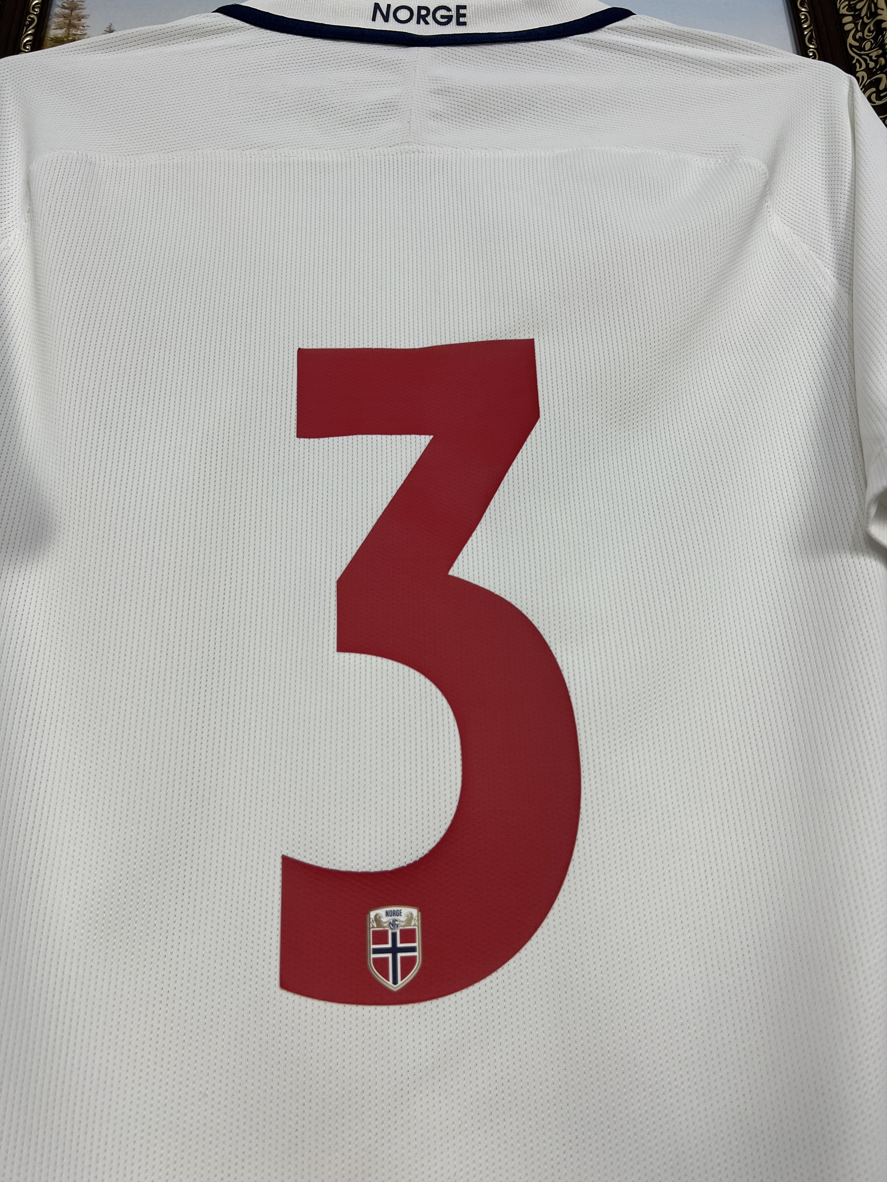 Nike Norway Away football shirt 2016 Soccer #3 Nike Player Issue Size US M / EU 48-50 / 2 - 13 Thumbnail