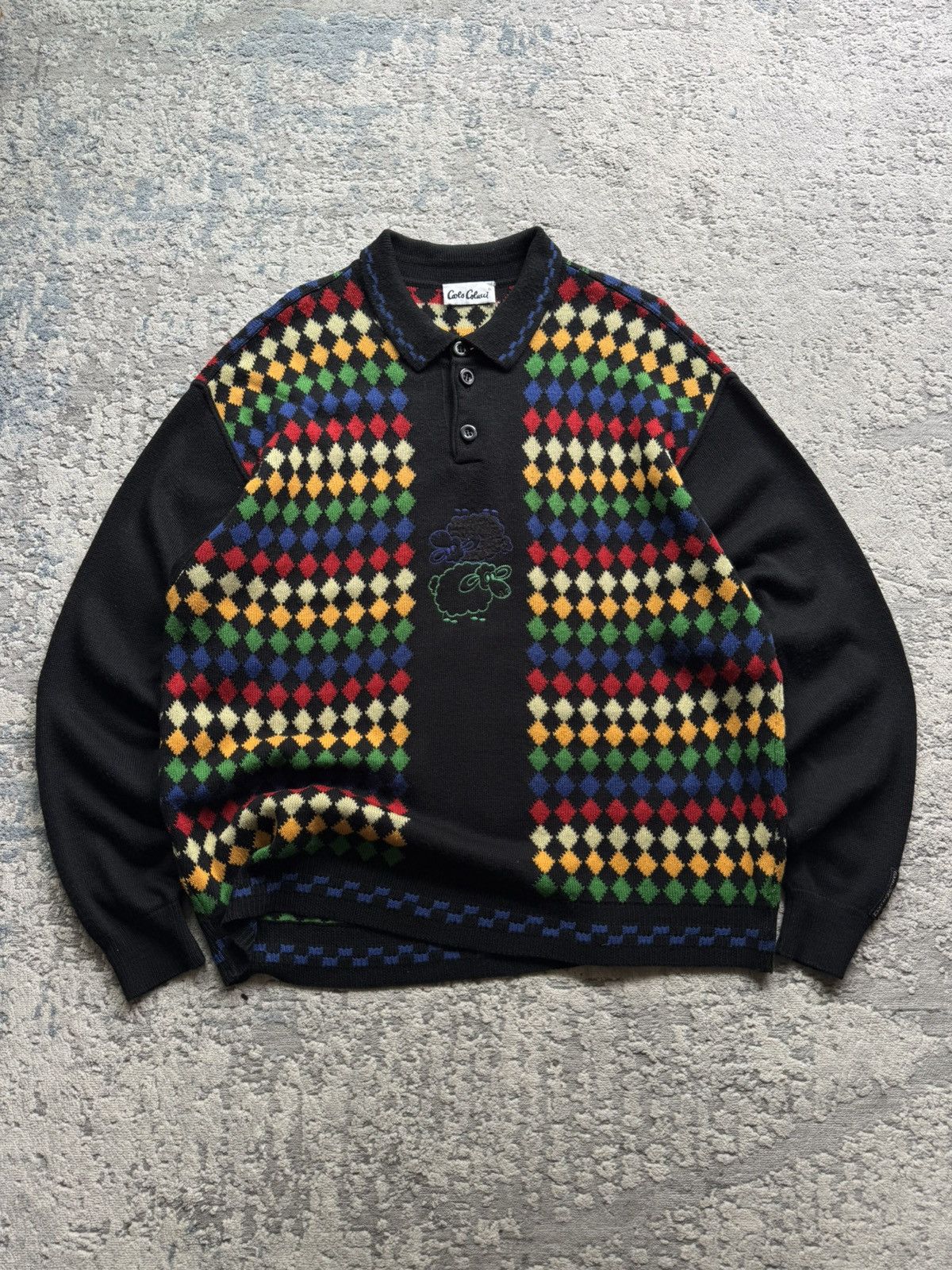 Carlo Colucci Carlo colucci Vintage Wool Abstraction sweater Size L/Xl Size US L / EU 52-54 / 3 - 1 Thumbnail