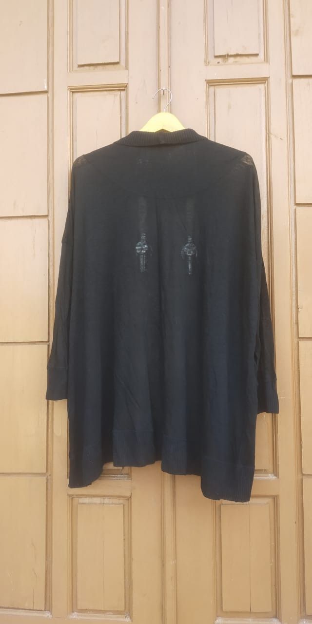 Tsumori Chisato Black Tsumori chisato long cardigan/outer Size M / US 6-8 / IT 42-44 - 7 Thumbnail
