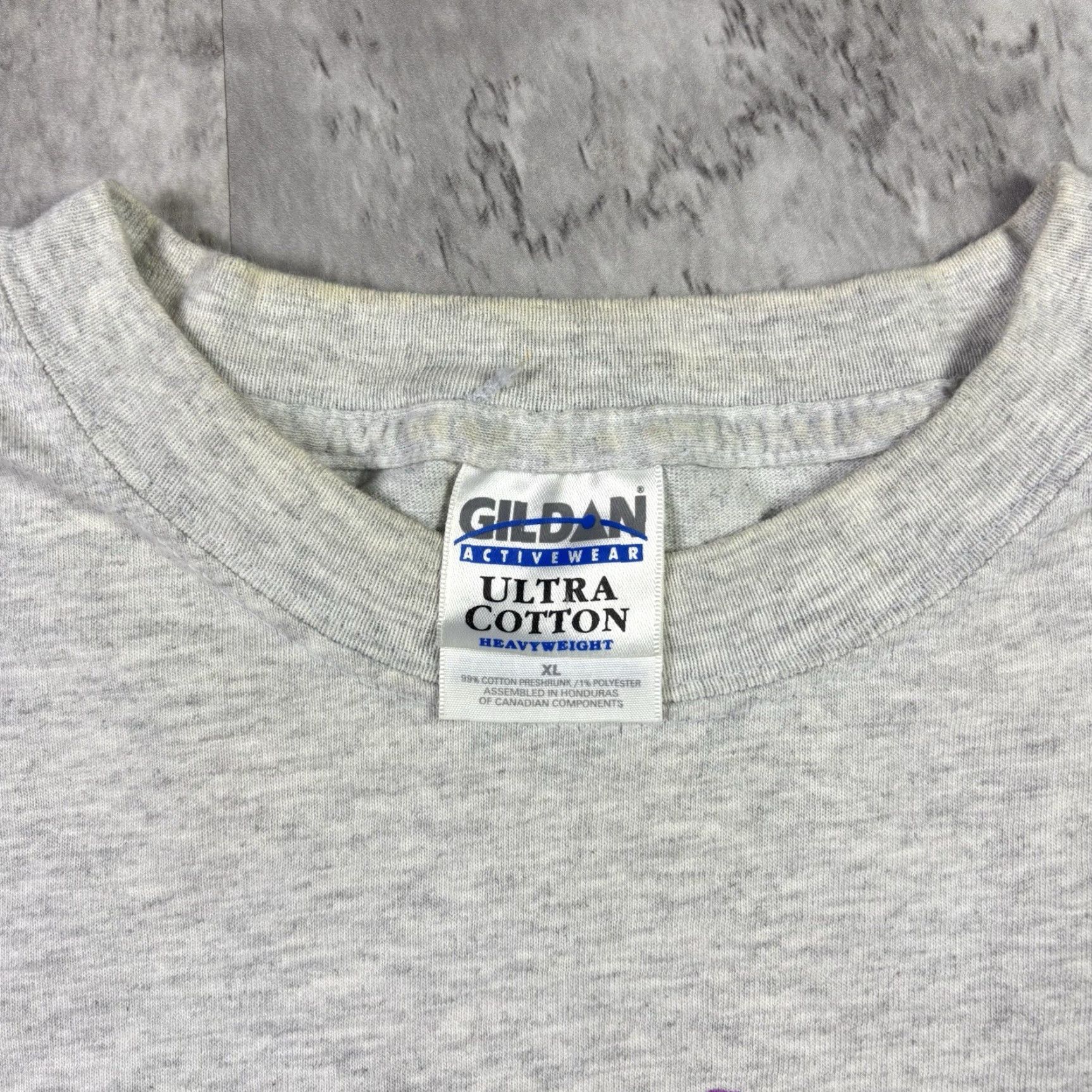 Gildan VINTAGE West Virginia T Shirt Mountain Art Outdoors Adult XL Gray 90s Gildan Cotton Crew Neck Short Sleeve Regular Mens Size US XL / EU 56 / 4 - 5 Thumbnail