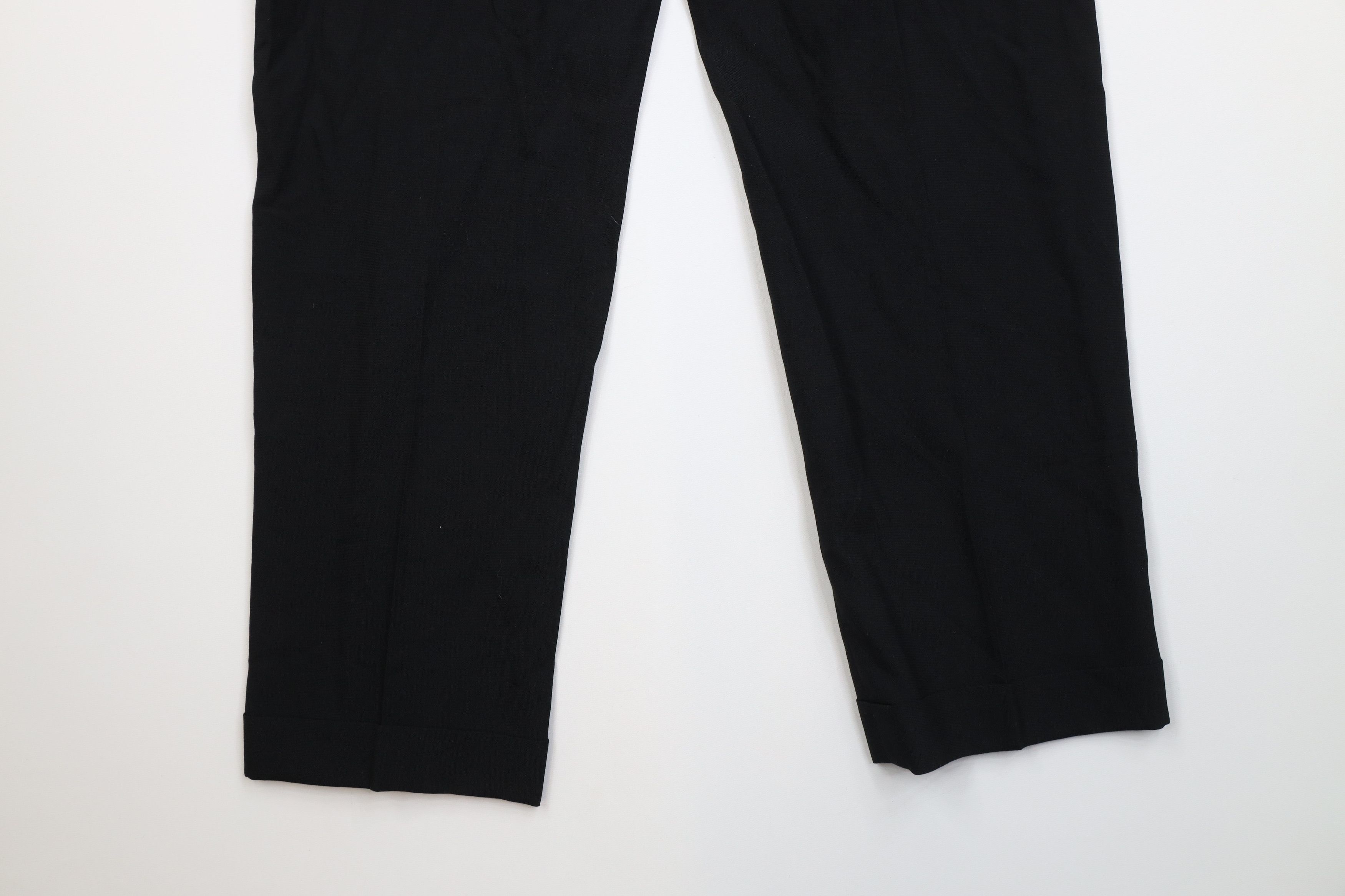 Vintage Vintage 50s Rockabilly Wool Gabardine Chino Pants Black USA Size US 32 / EU 48 - 10 Thumbnail