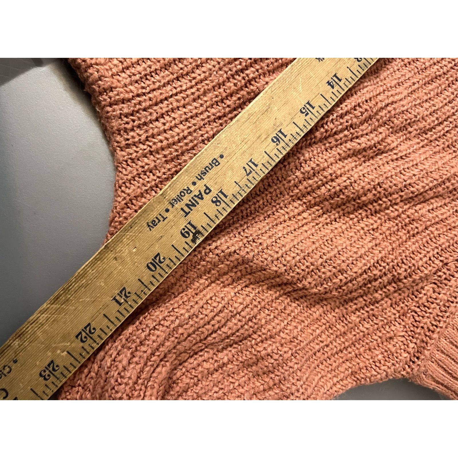 Express VINTAGE Express Oversized Pullover Sweater Womens Orange 3/4 Sleeve Cowl Neck Knit Size Medium Size M / US 6-8 / IT 42-44 - 5 Thumbnail