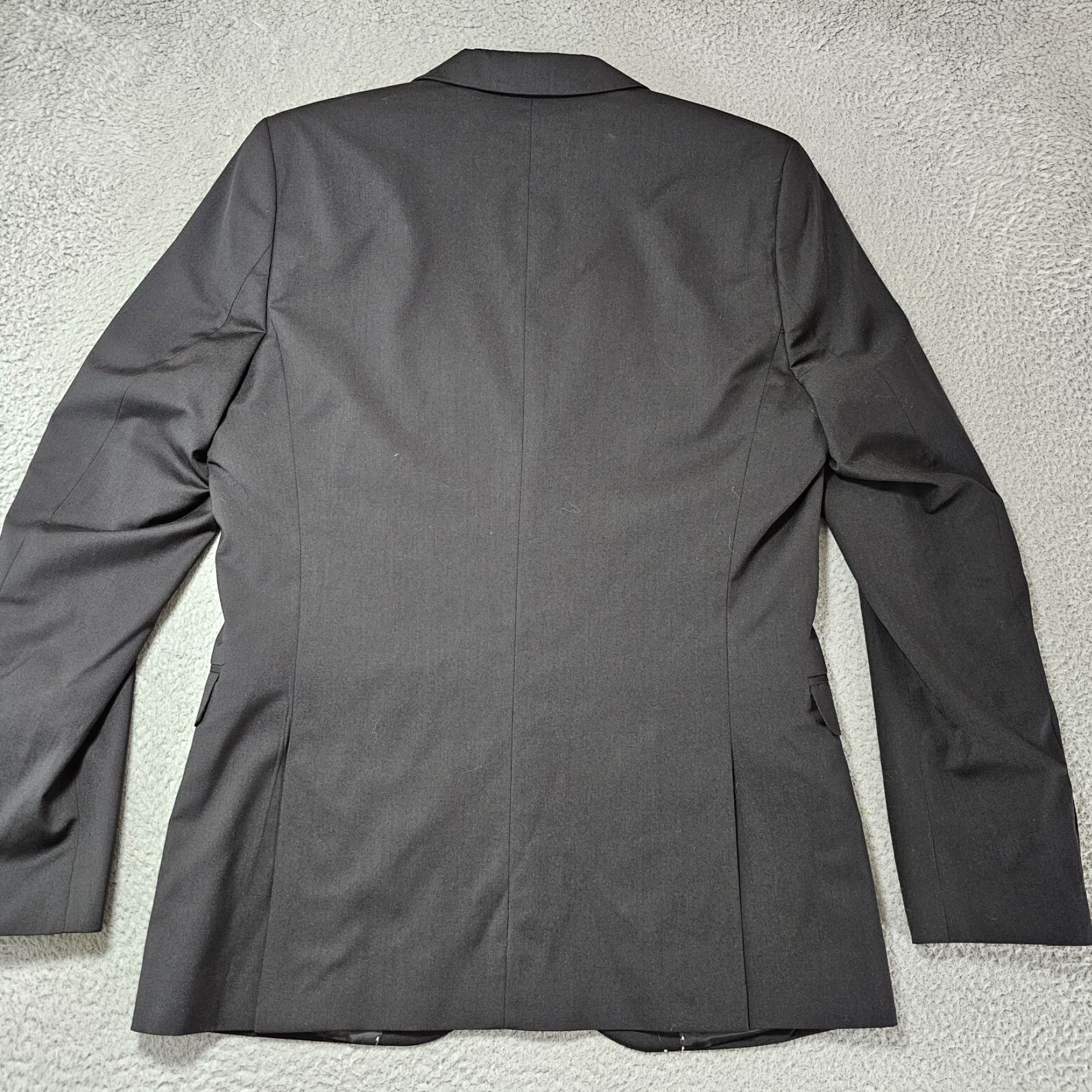 H&M H&M Blazer Mens 38R Black Regular Fit Blazer Jacket Single-Breasted 2-Button Notch Lapel Dry Clean Only Vintage No Size 38R - 7 Thumbnail