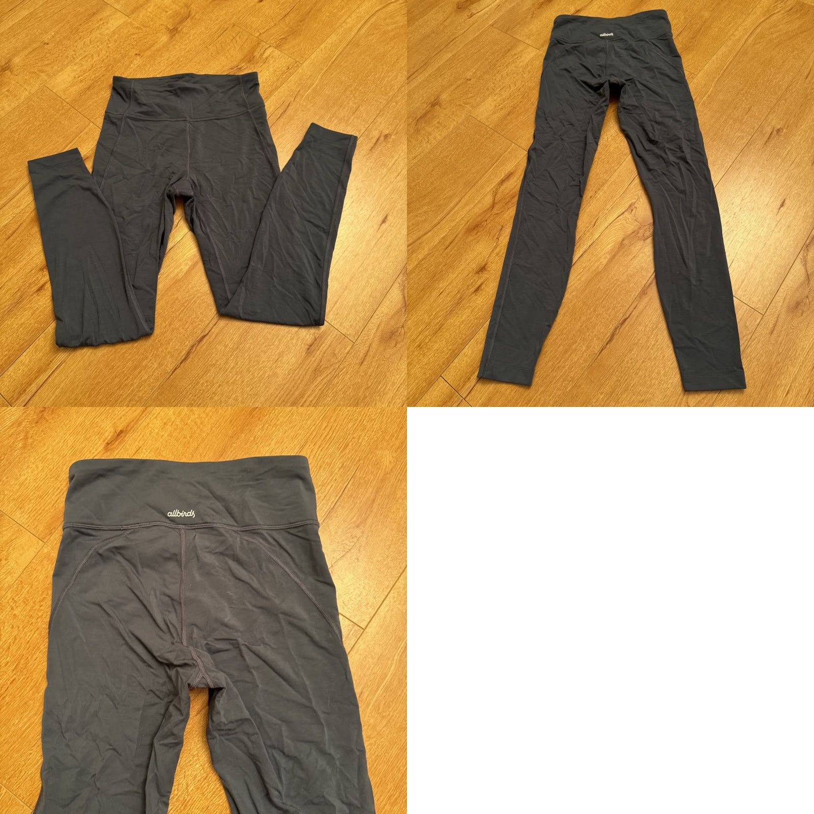 Allbirds Allbirds Natural Leggings Blue Womens Small Merino Wool Blend Stretch Yoga Comfort Elastic Waist Moisture Wicking Athletic Ankle Size 28" / US 6 / IT 42 - 8 Thumbnail