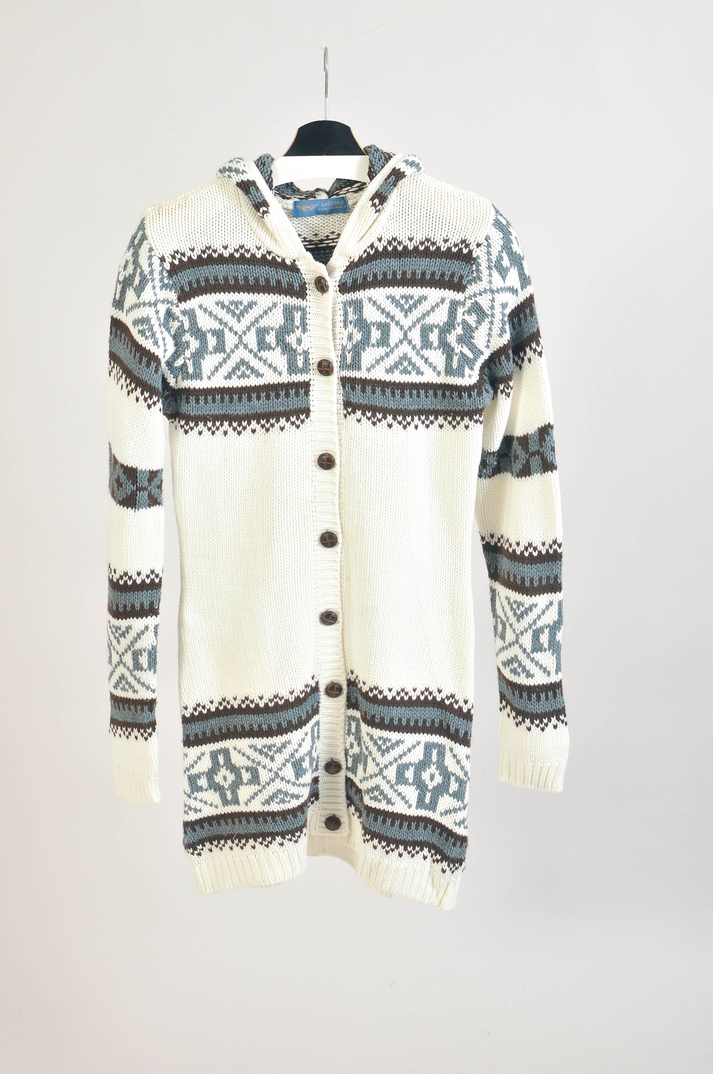 Arizona Jean Co. Aztec Print Cardigan – Arizona Knit Size S / US 4 / IT 40 - 1 Thumbnail