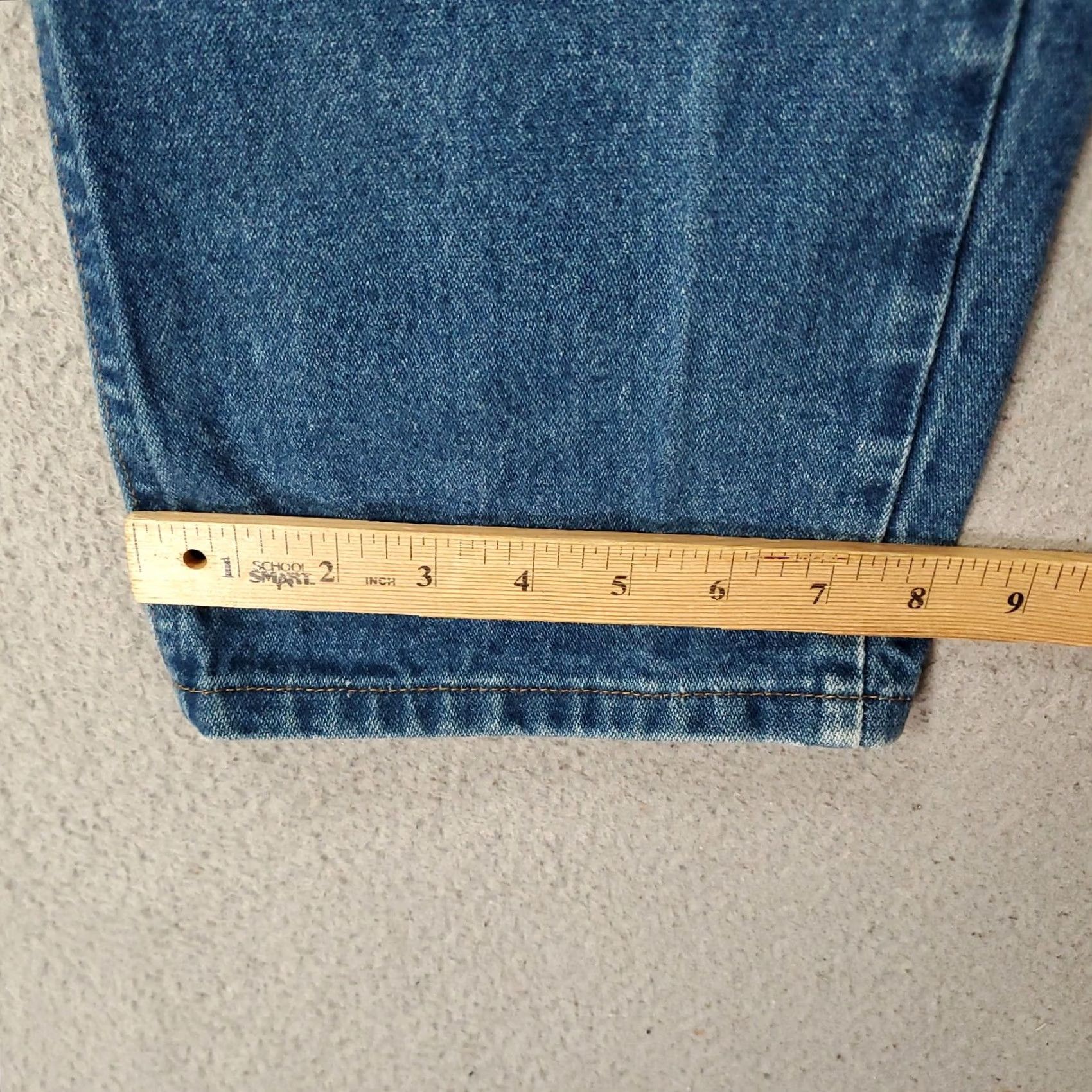 Wrangler Wrangler Cowboy Cut Jeans Slim 34x31 Mens 936 Regular Straight Blue Denim 5-Pocket USA 90s Southwestern 936PWD Size US 34 / EU 50 - 5 Thumbnail