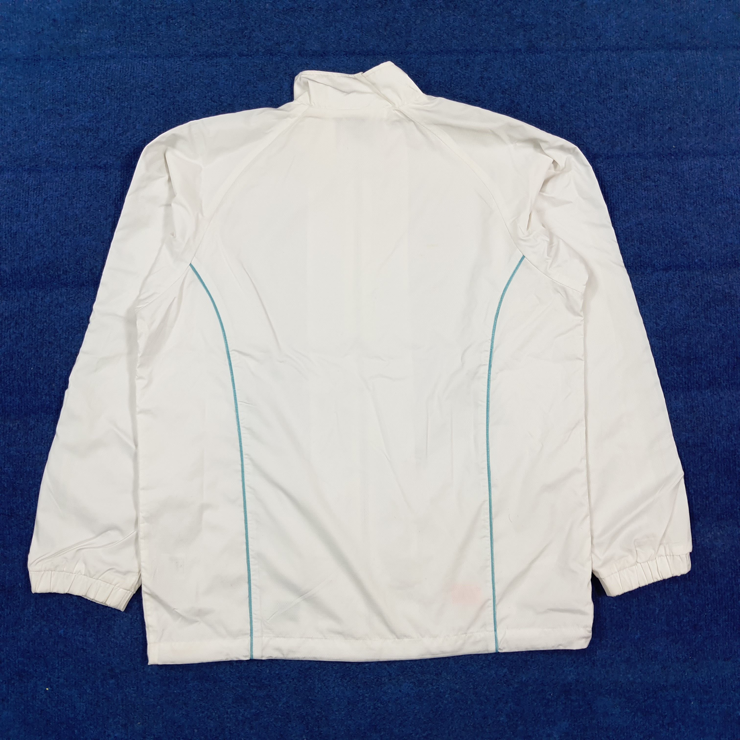 Nike Vintage Nike Windbreaker Jacket White Y2K Track Top C306N8 Size US L / EU 52-54 / 3 - 4 Thumbnail
