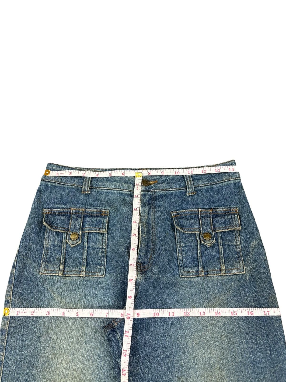 Other Vintage Japanese Brand Mud Wash Bush Pants Bootcut Jeans Size US 29 - 11 Thumbnail