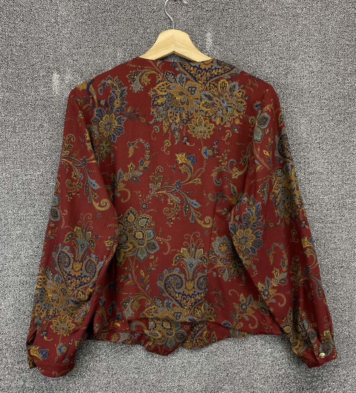 Burberry × Vintage Vintage Burberry Paisley Shirts Button Up Flannel Size M / US 6-8 / IT 42-44 - 9 Thumbnail