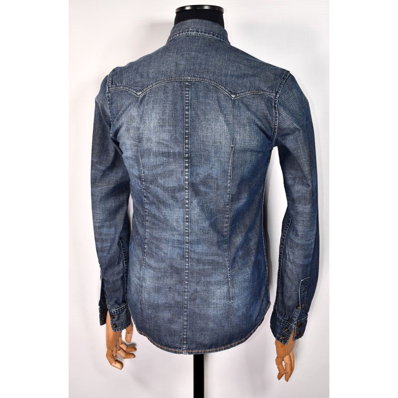 Nudie Jeans Nudie Jeans Western Denim Shirt Men S Size US S / EU 44-46 / 1 - 3 Thumbnail