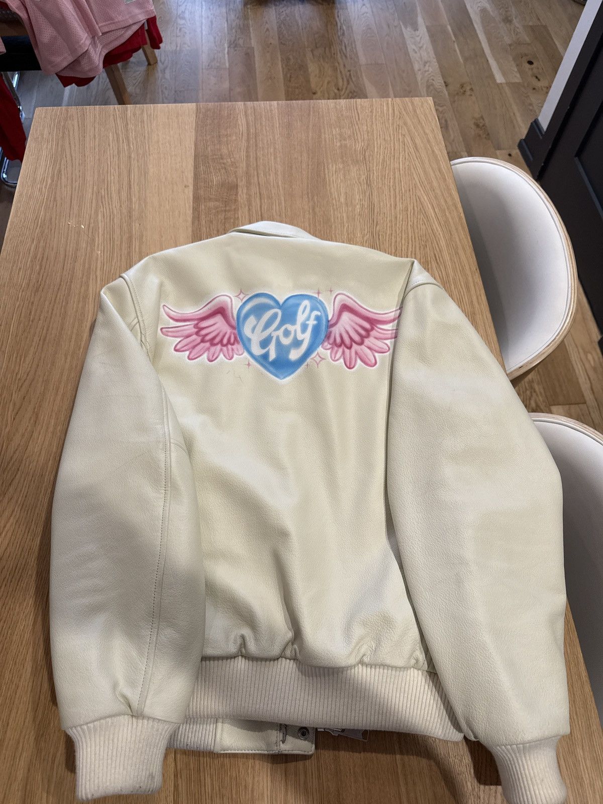 Golf le Fleur Golf x Tyler the Creator Air Brush Leather Jacket Size US L / EU 52-54 / 3 - 2 Thumbnail