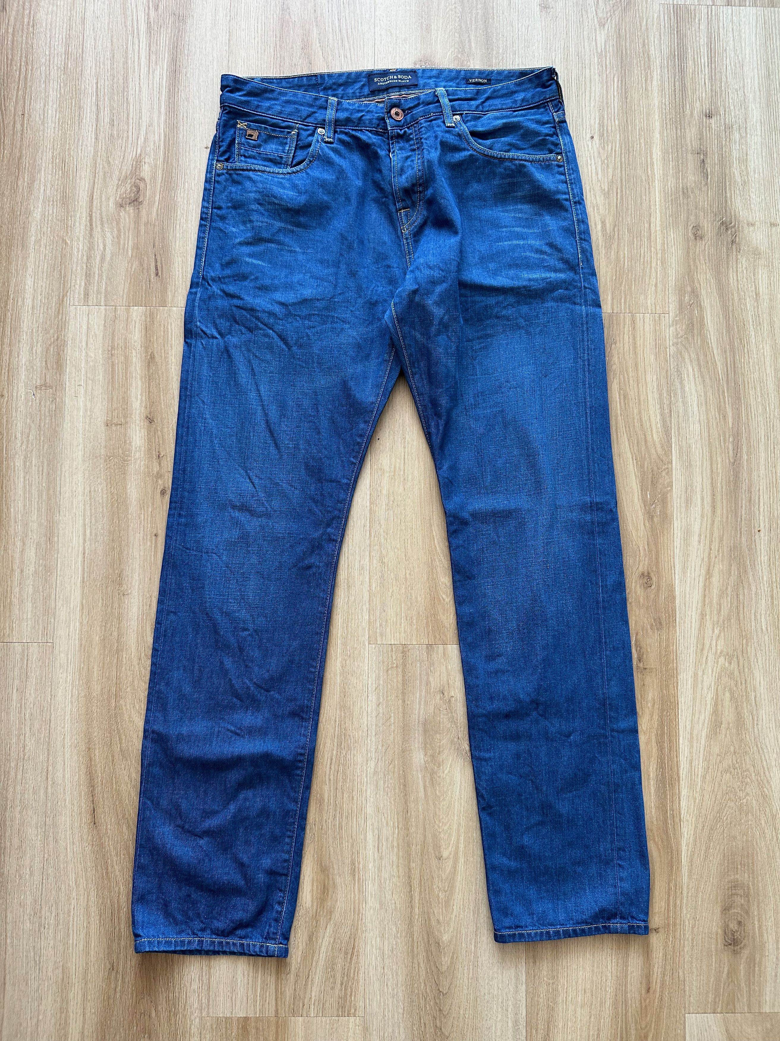 Scotch & Soda Scotch & Soda Vernon Chemistry Denim Pants 34 x 34 Size US 34 / EU 50 - 9 Thumbnail