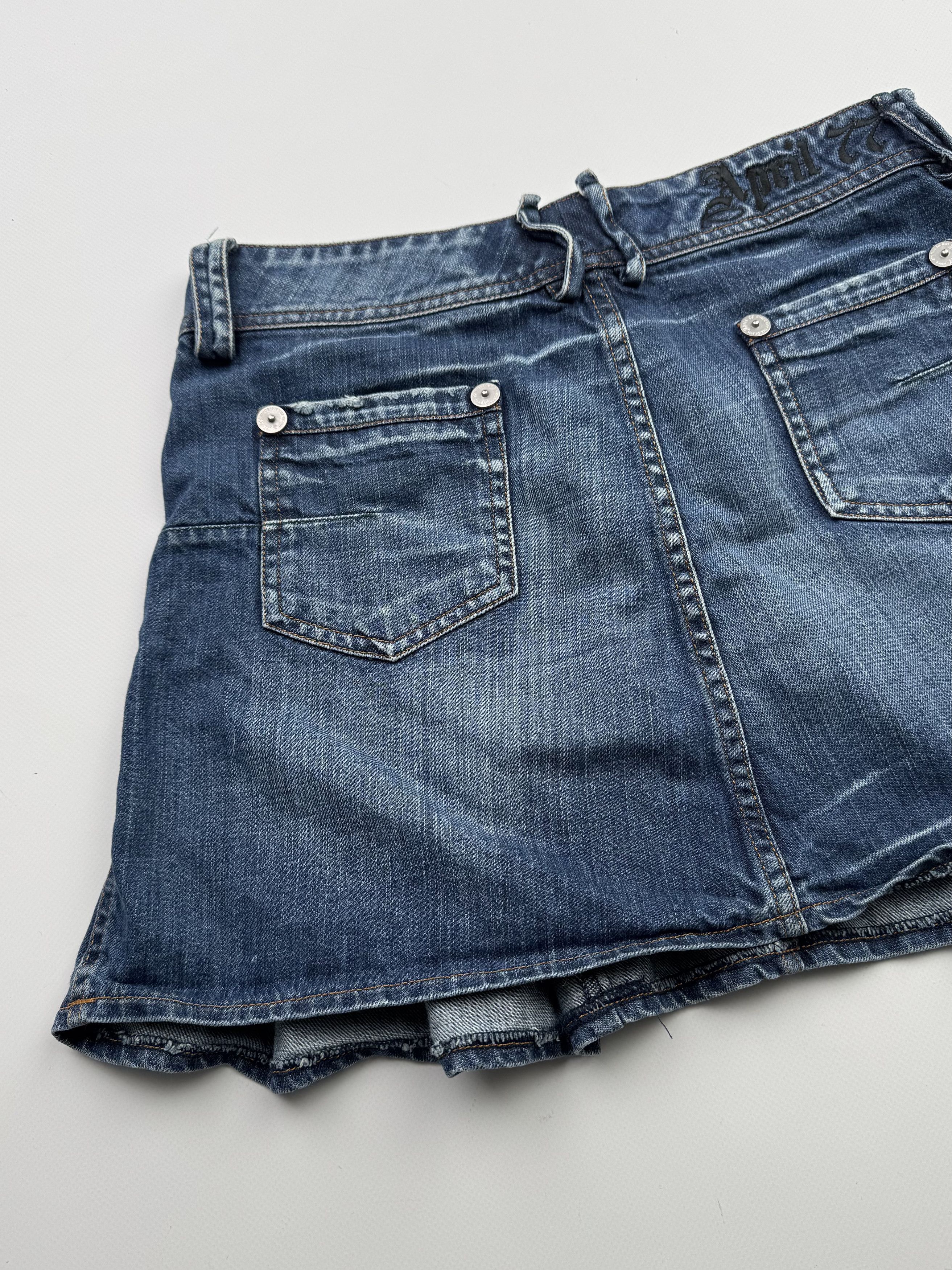Vintage Vintage Mini Skirt B345(V464) Size 28" / US 6 / IT 42 - 6 Thumbnail