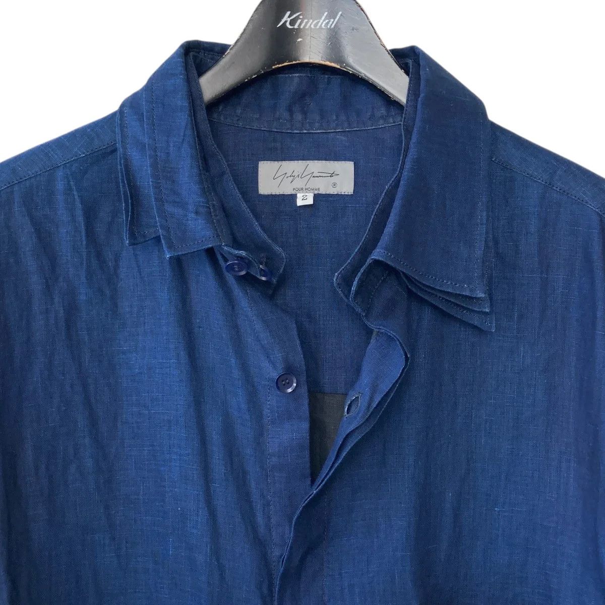 Yohji Yamamoto Yohji Yamamoto pour homme 23SS COLLAR FRONT shirt Size US M / EU 48-50 / 2 - 3 Thumbnail