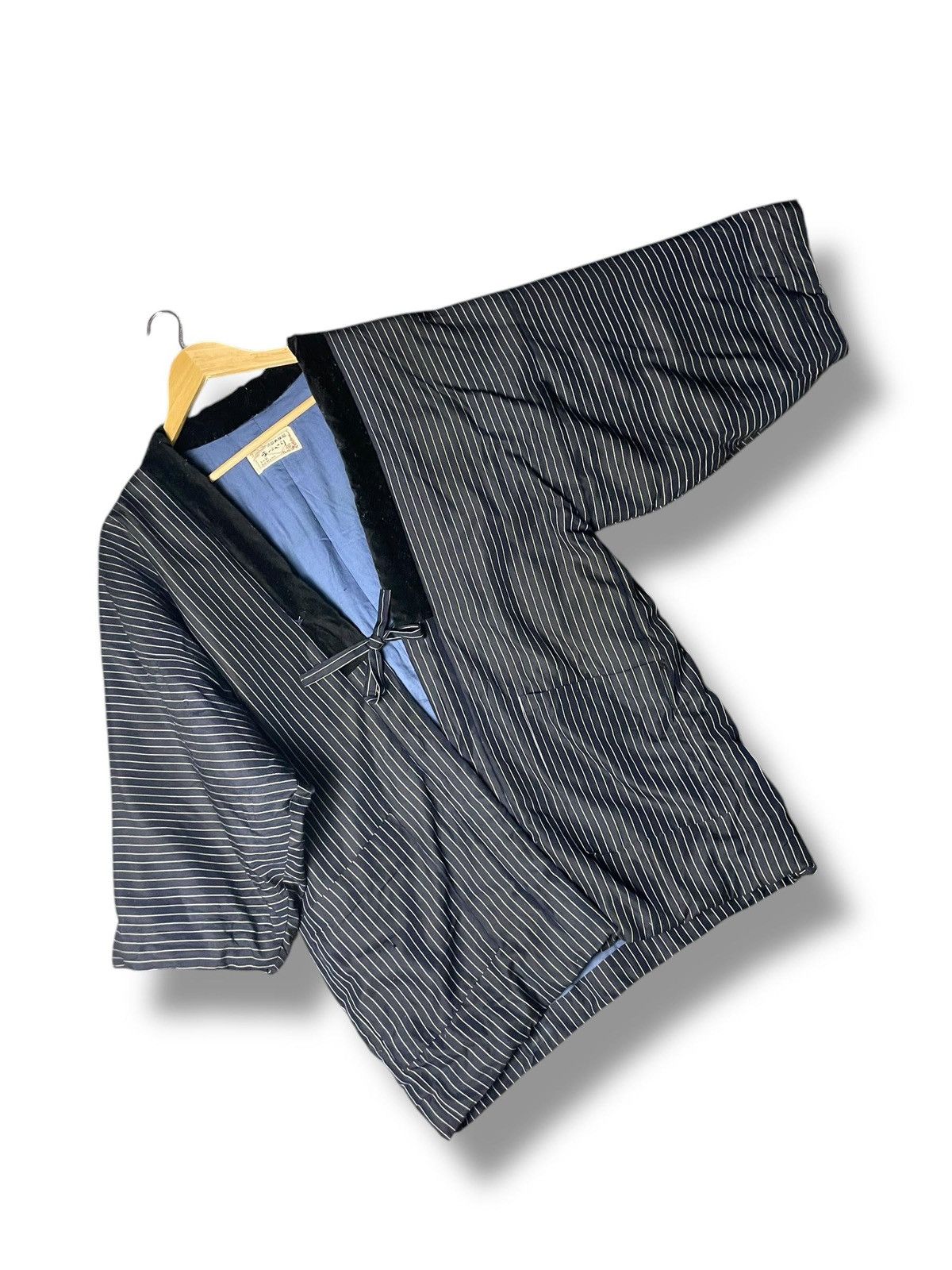 Japanese Brand × Vintage Japanese Brand Striped Men’s Kimono Outerwear (5) Size US M / EU 48-50 / 2 - 5 Thumbnail