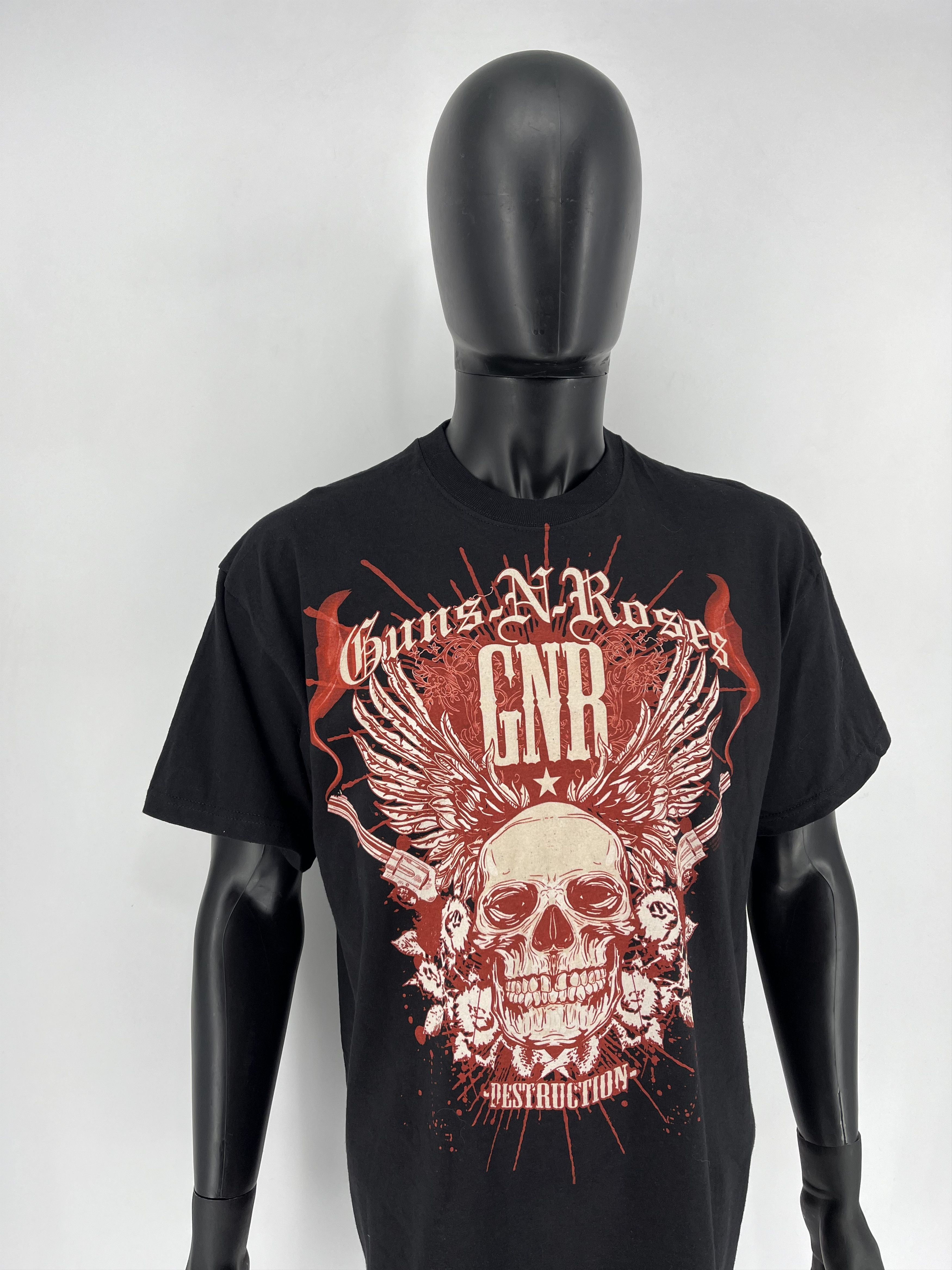 Band Tees × Vintage Vintage Guns N’ Roses 🌹 Big Logo Band Rock Metal Size US XL / EU 56 / 4 - 3 Thumbnail