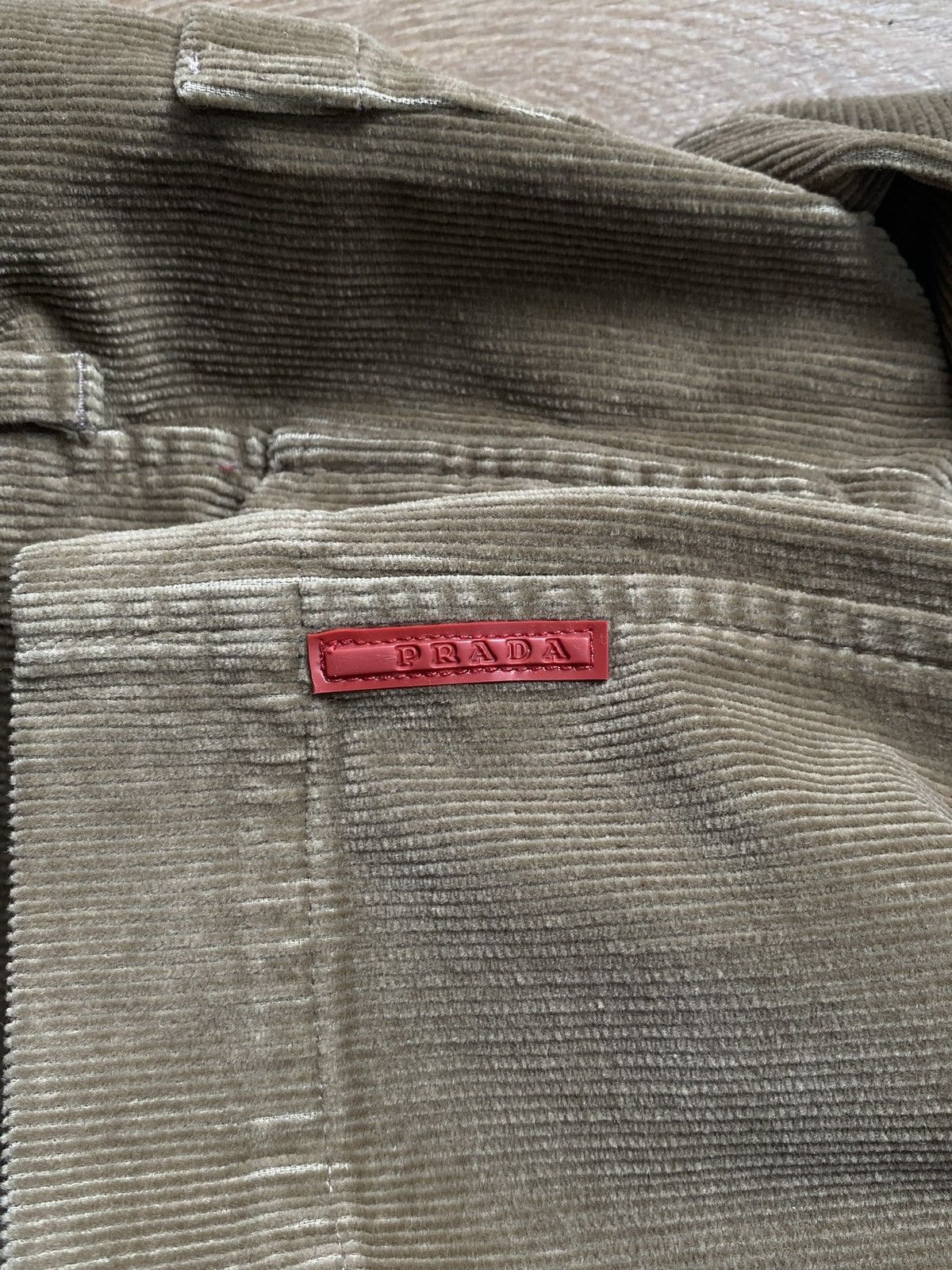 Prada Prada Vintage Y2k Brown Corduroy Trousers Pants Red Tab Size 28" / US 6 / IT 42 - 12 Thumbnail