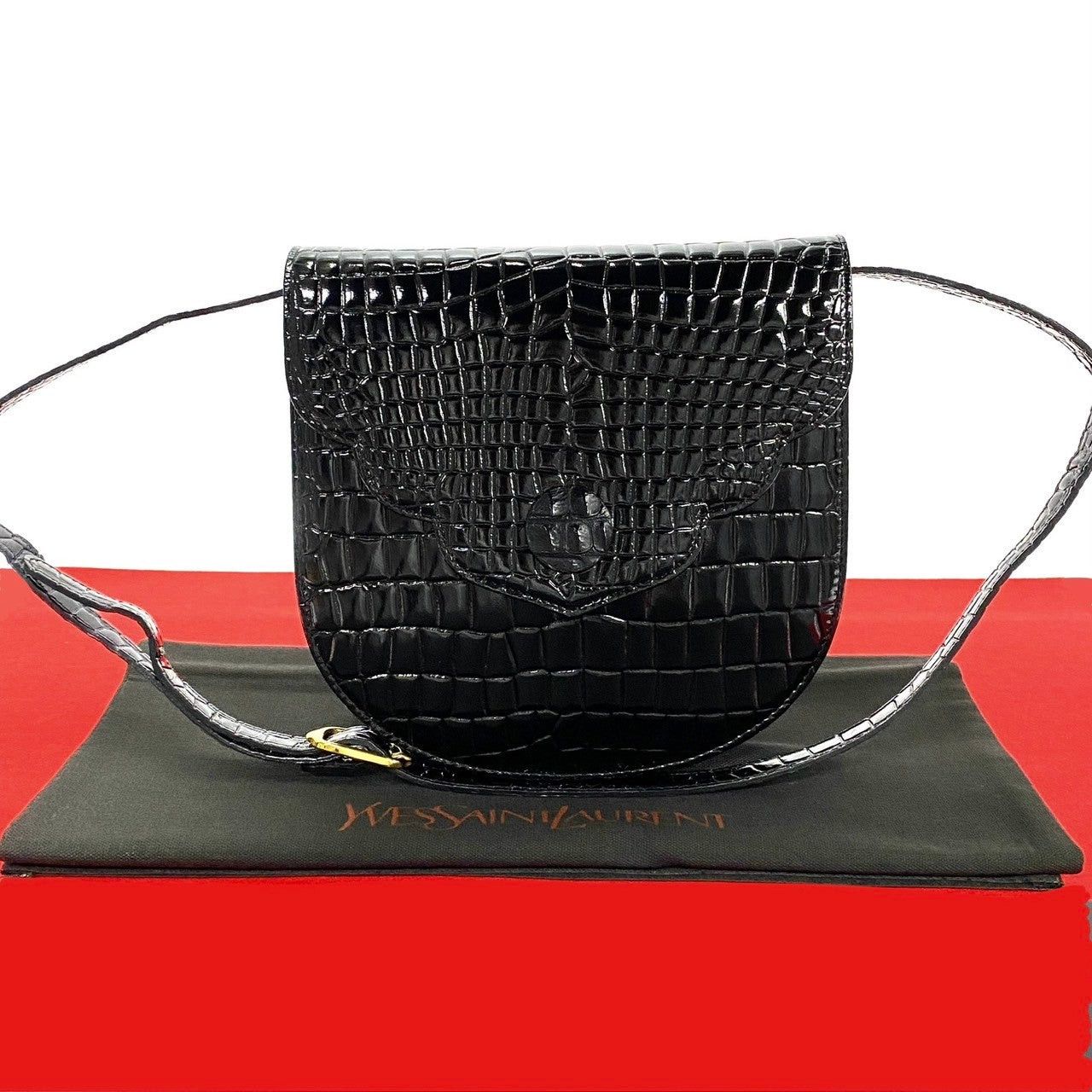 Yves Saint Laurent Yves Saint Laurent Shoulder Bag Black Undefined Size ONE SIZE - 1 Thumbnail