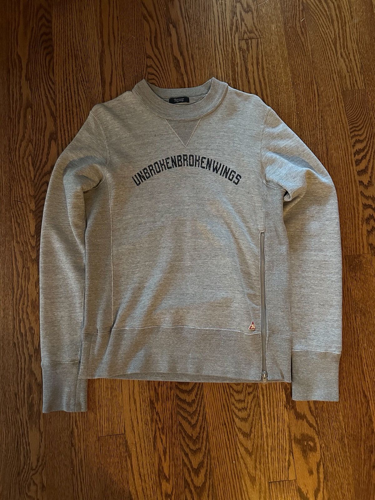 Undercover AW08 “Unbrokenbrokenwings” side-zip crewneck Size US M / EU 48-50 / 2 - 2 Thumbnail