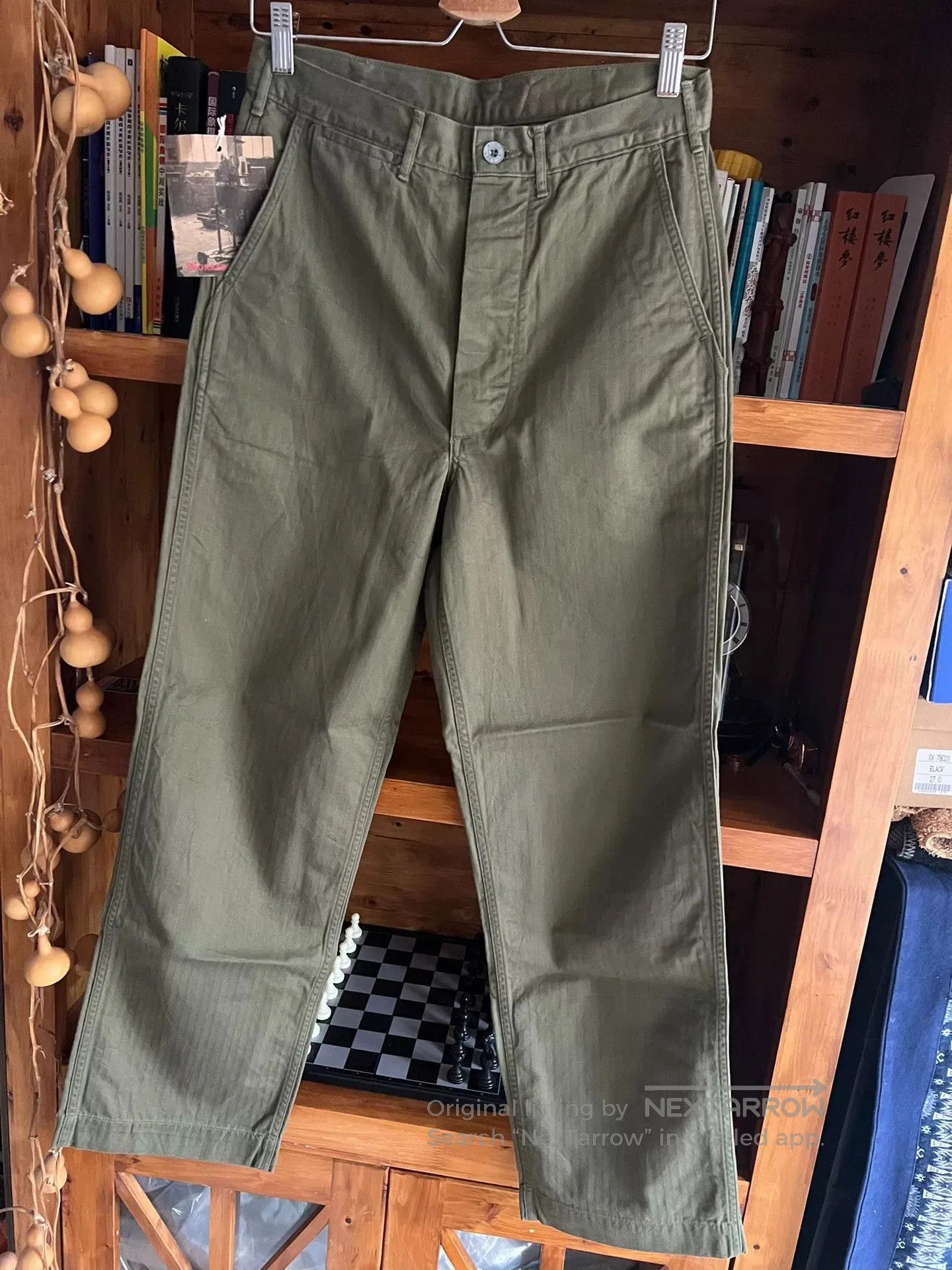 Japanese Brand workers japan military style green pants. Size US 30 / EU 46 - 3 Thumbnail