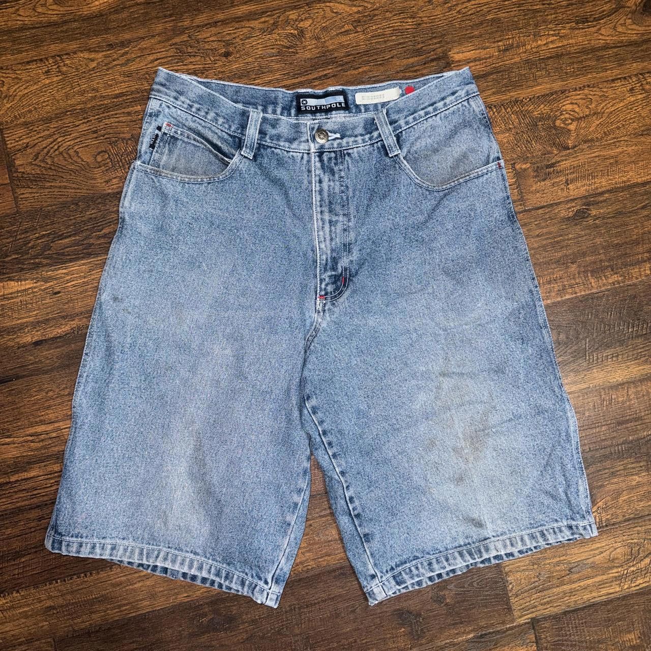 Southpole Southpole jorts 34 Blue Denim Flat Front Jorts Retro Casual Size US 42 / EU 58 - 3 Thumbnail