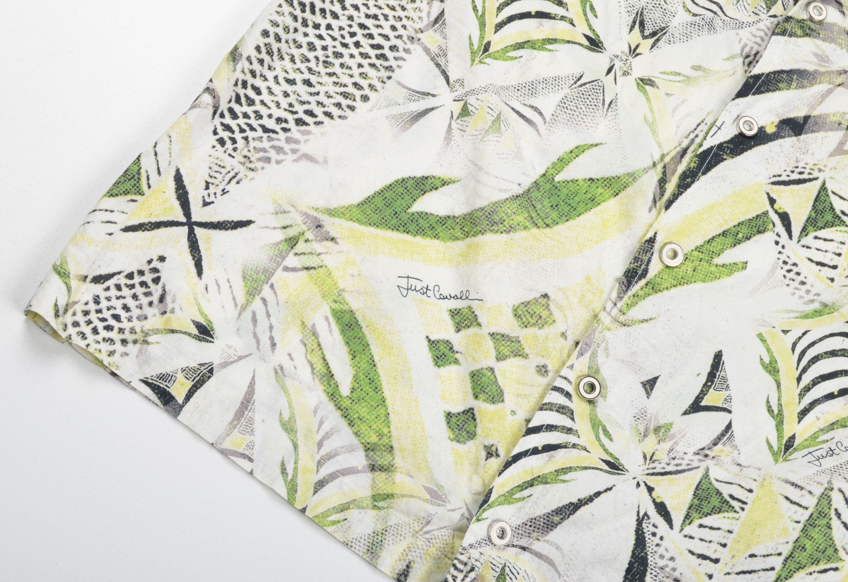Just Cavalli Vintage Just Cavalli Beachwear 90's Floral Hawaii Shirt Size US M / EU 48-50 / 2 - 4 Thumbnail