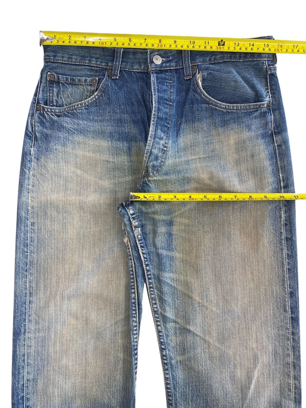 Levi's Levi’s Blue Faded Wash Style Loose Jeans Size US 32 / EU 48 - 5 Thumbnail