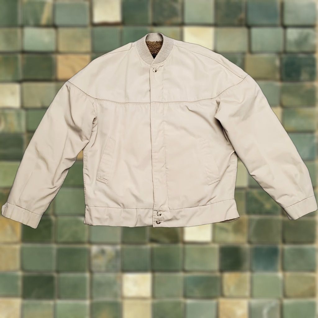 Vintage Vintage Brent Jacket Mens S Khaki Bomber Sherpa Lined Full Zip Outdoor Casual Size US S / EU 44-46 / 1 - 1 Thumbnail