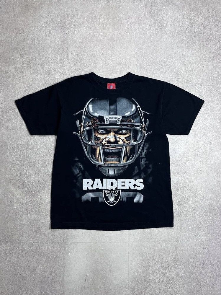 NFL Vintage 90s NFL Raiders Graphic T-shirt Rare L Size US L / EU 52-54 / 3 - 1 Thumbnail