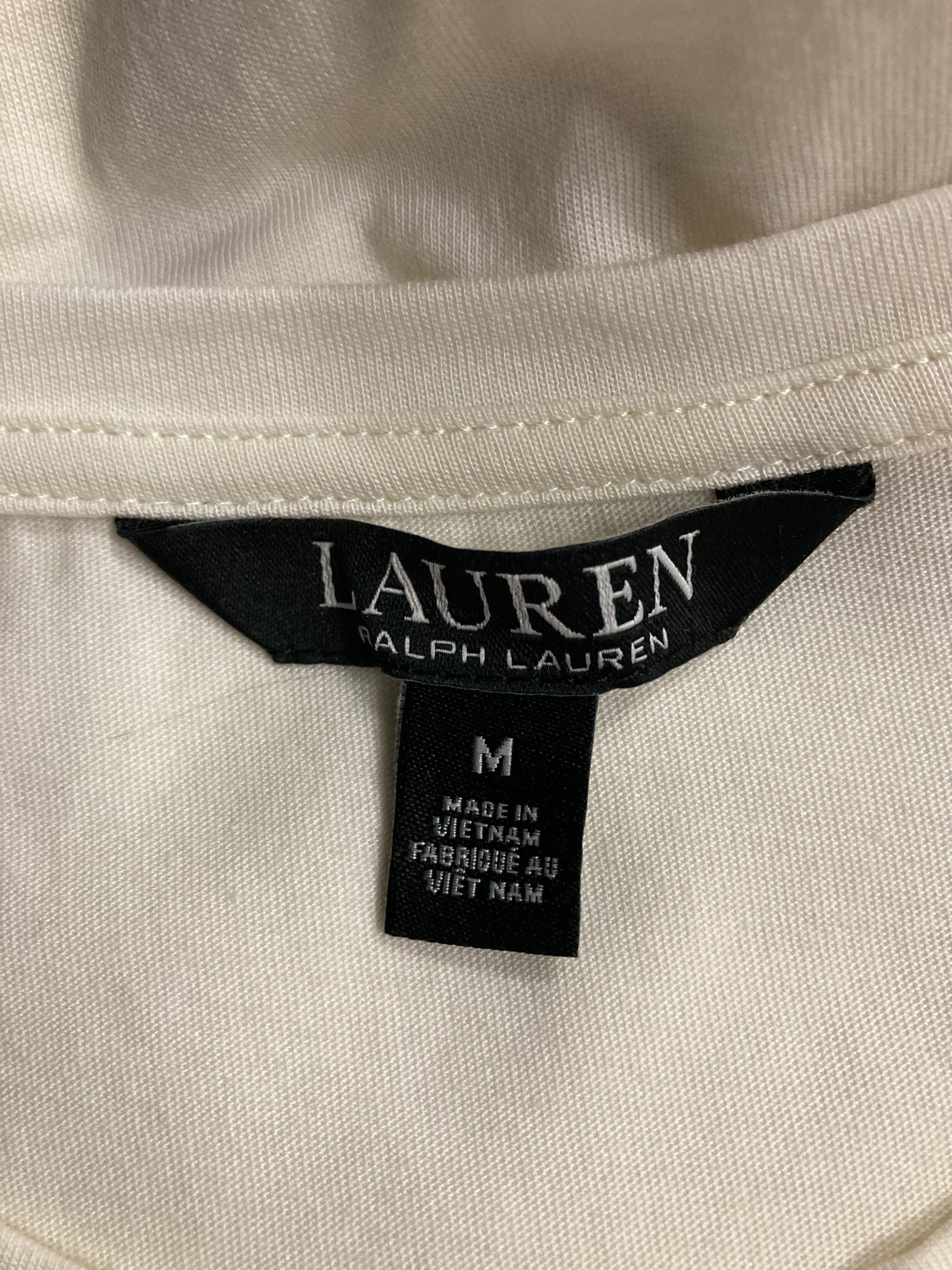 Ralph Lauren Ralph Lauren Belting-Print Cotton-Blend Crewneck Tee Size M / US 6-8 / IT 42-44 - 3 Thumbnail