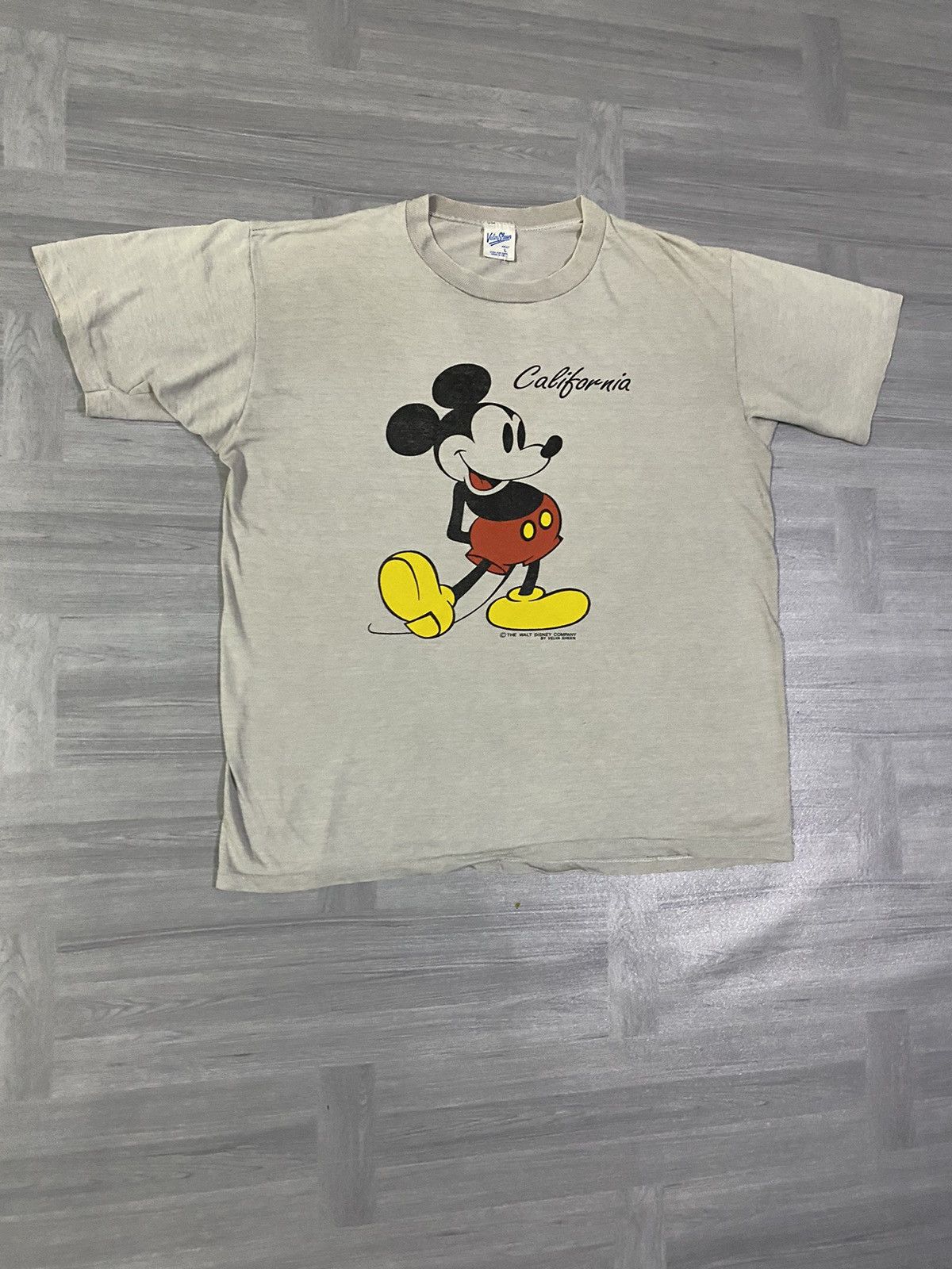 Mickey Mouse Vintage 80s Mickey Mouse T-Shirt Size US L / EU 52-54 / 3 - 3 Thumbnail
