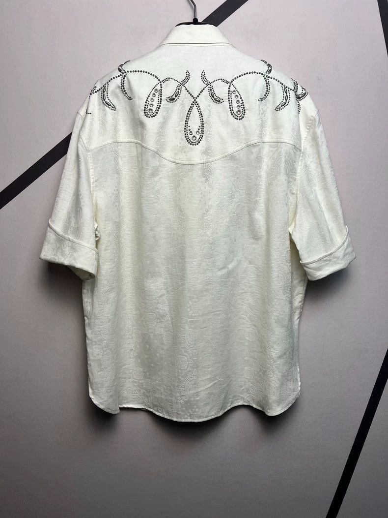 Saint Laurent Paris Saint Laurent Paris White embroidered shirt-2506 Size US S / EU 44-46 / 1 - 2 Thumbnail