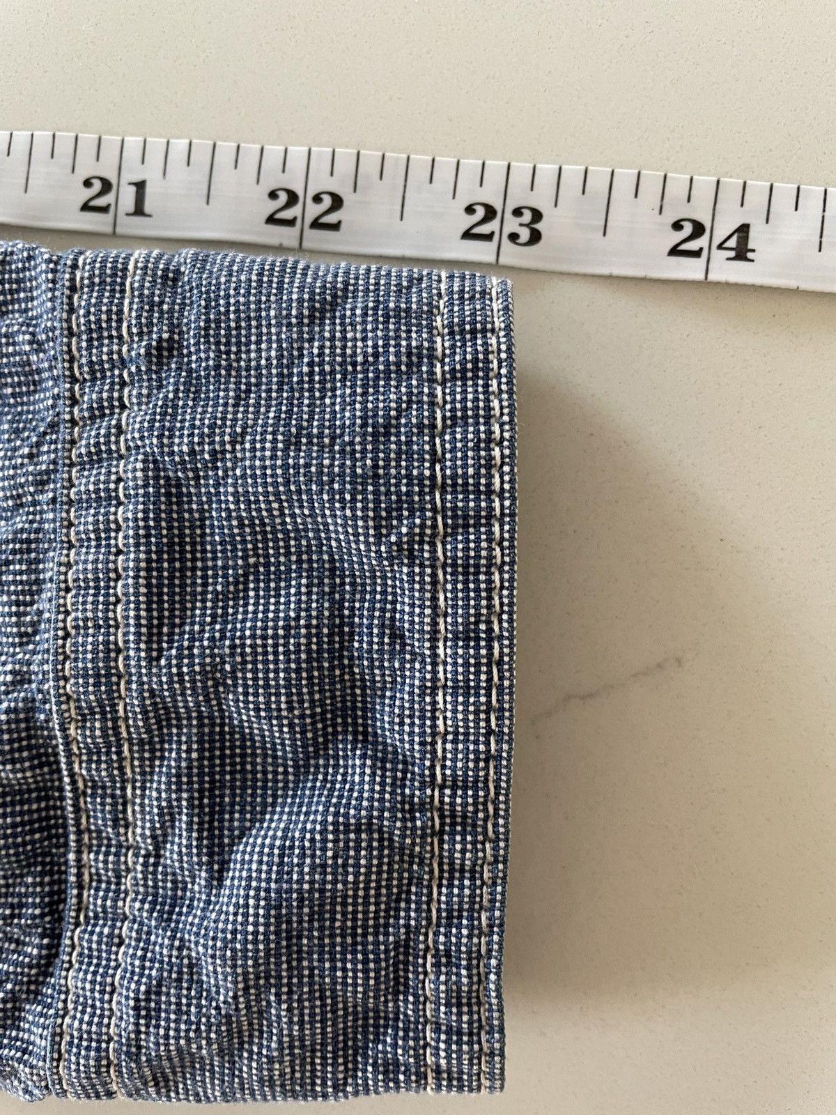 The Flat Head The Flat Head Chambray Button Up Shirt - Size 38 (Medium) Size US M / EU 48-50 / 2 - 6 Thumbnail