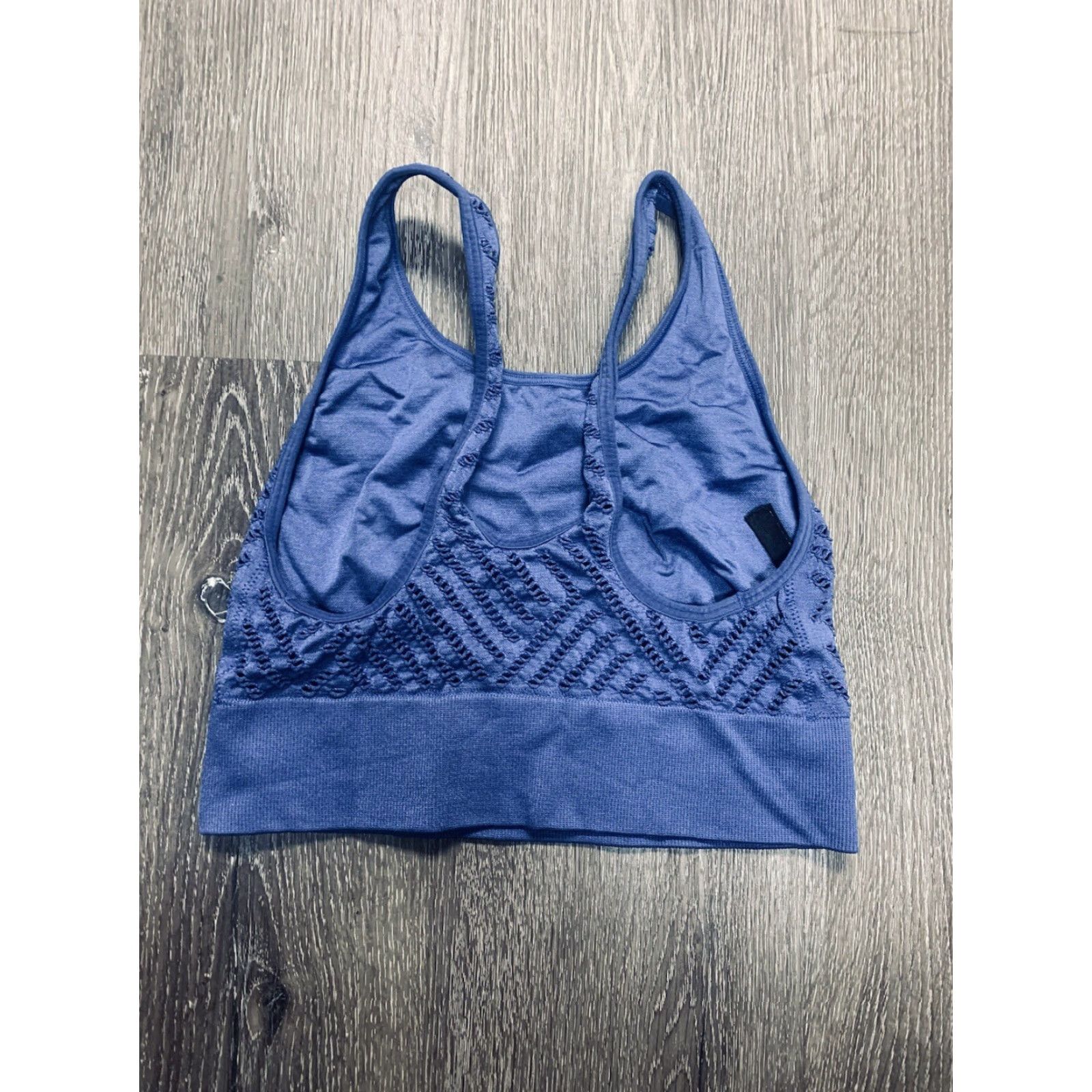 Victoria's Secret VINTAGE Victoria Sport Bralette Bra Medium Blue Racerback Size ONE SIZE - 2 Thumbnail