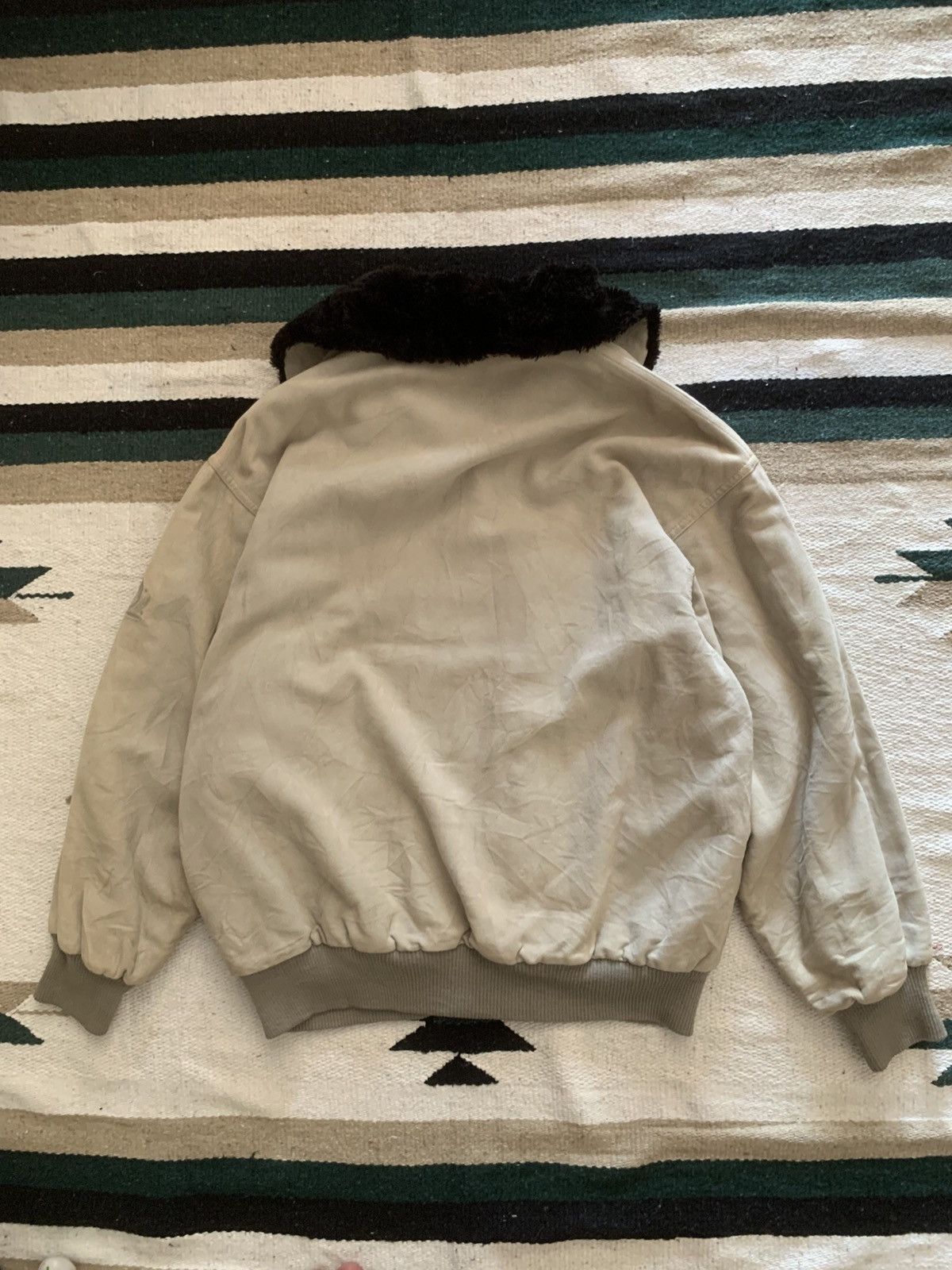 Fendi × Fragment Design ⚡️RARE⚡️Vintage 70s Fendi Varsity Bomber jacket Letterman Size US L / EU 52-54 / 3 - 20 Thumbnail
