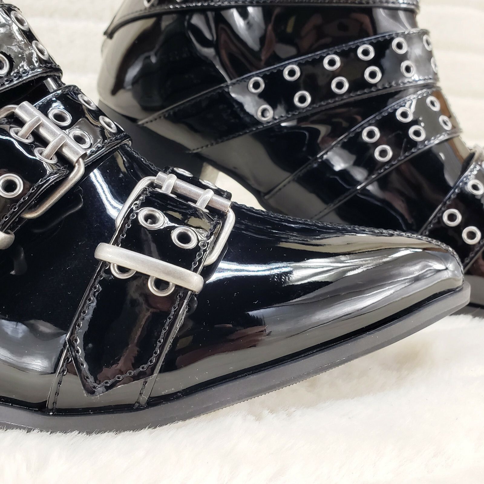 Other DEMONIA Wicked Warlock 70 Multi Strap Winklepicker Ankle Boo Size US 13 / EU 46 - 8 Thumbnail