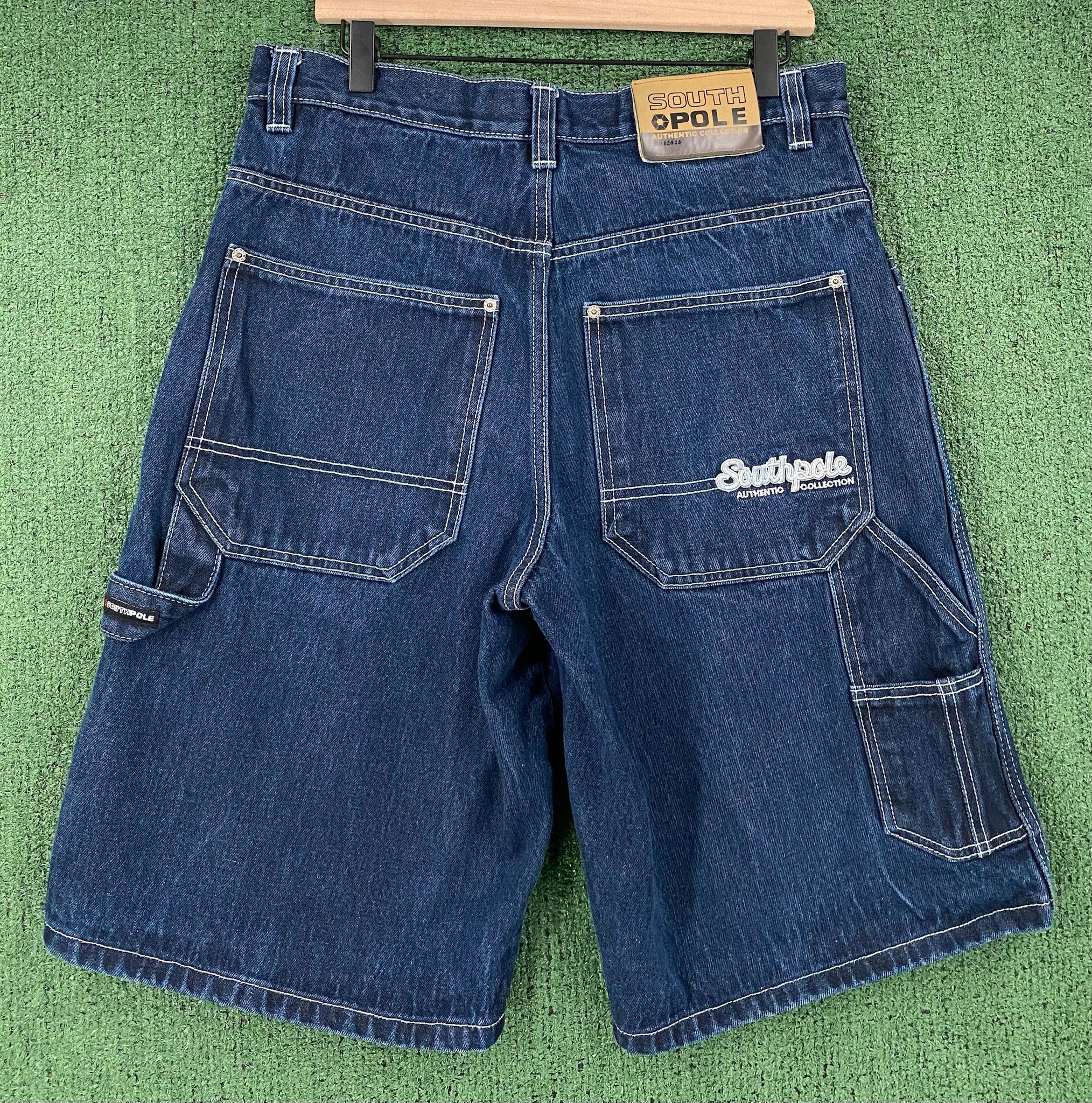 Southpole Y2K Southpole Baggy Spellout Carpenter Denim Shorts Jorts 31 Size US 31 - 1 Thumbnail