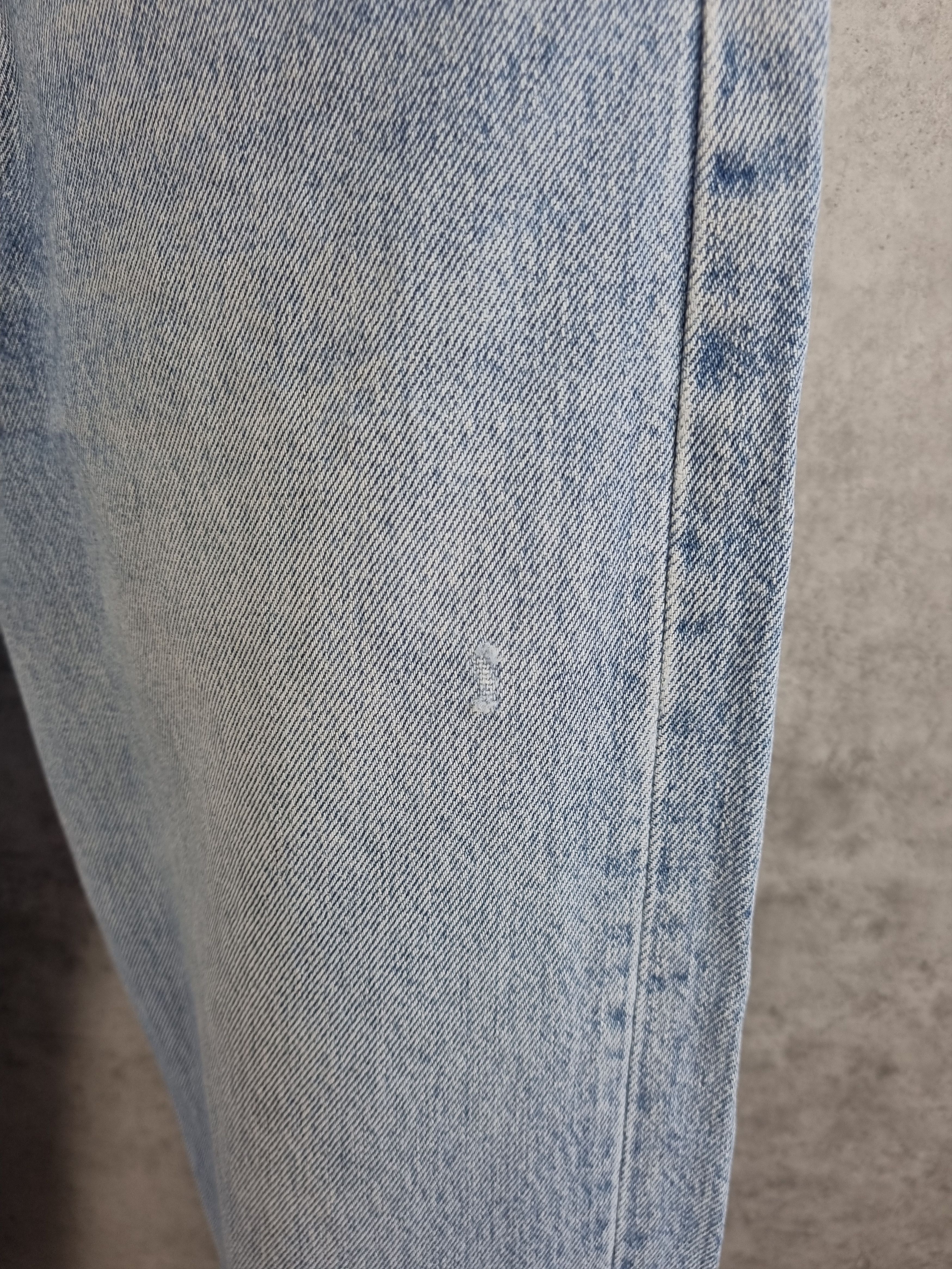 Levi's × Levi's Vintage Clothing × Vintage 95s Unique Blue Sky Faded in Time Levis 501 Beautiful Jeans Size US 31 - 18 Thumbnail