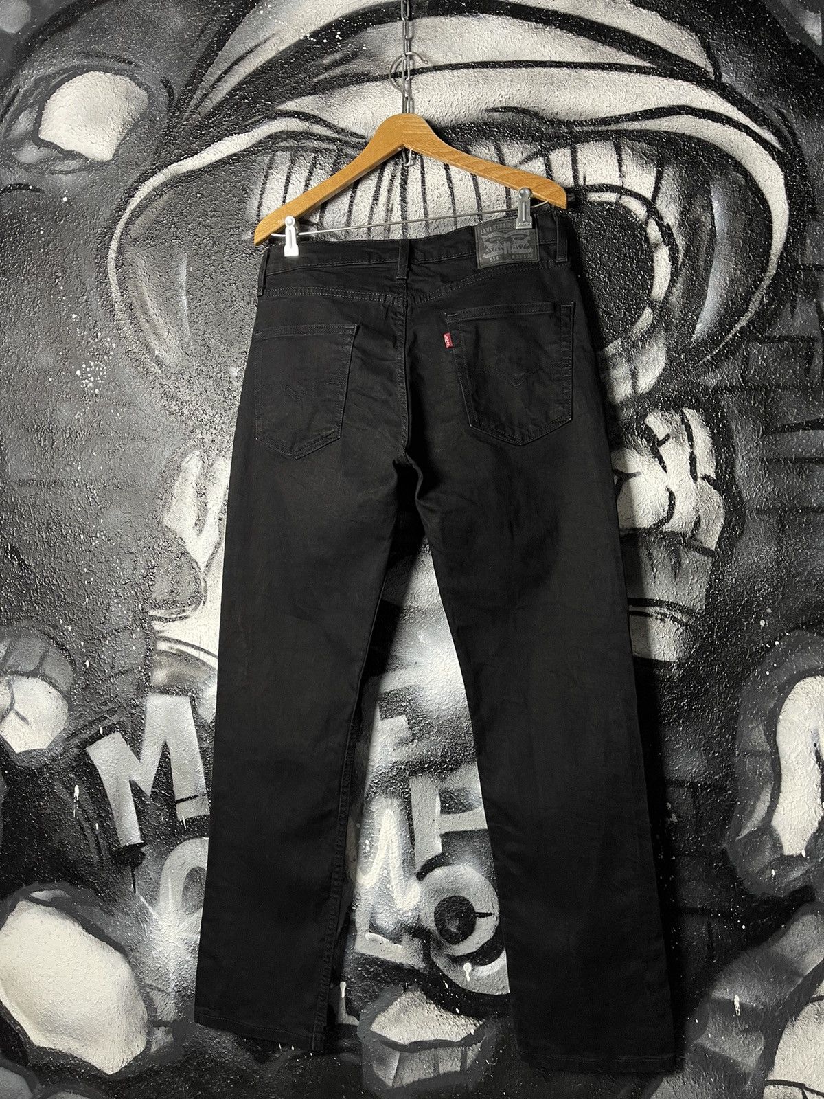 Levi's Levi’s 514 Waterless Black Denim Jeans Men’s Size W33 L32 Size US 33 - 1 Thumbnail