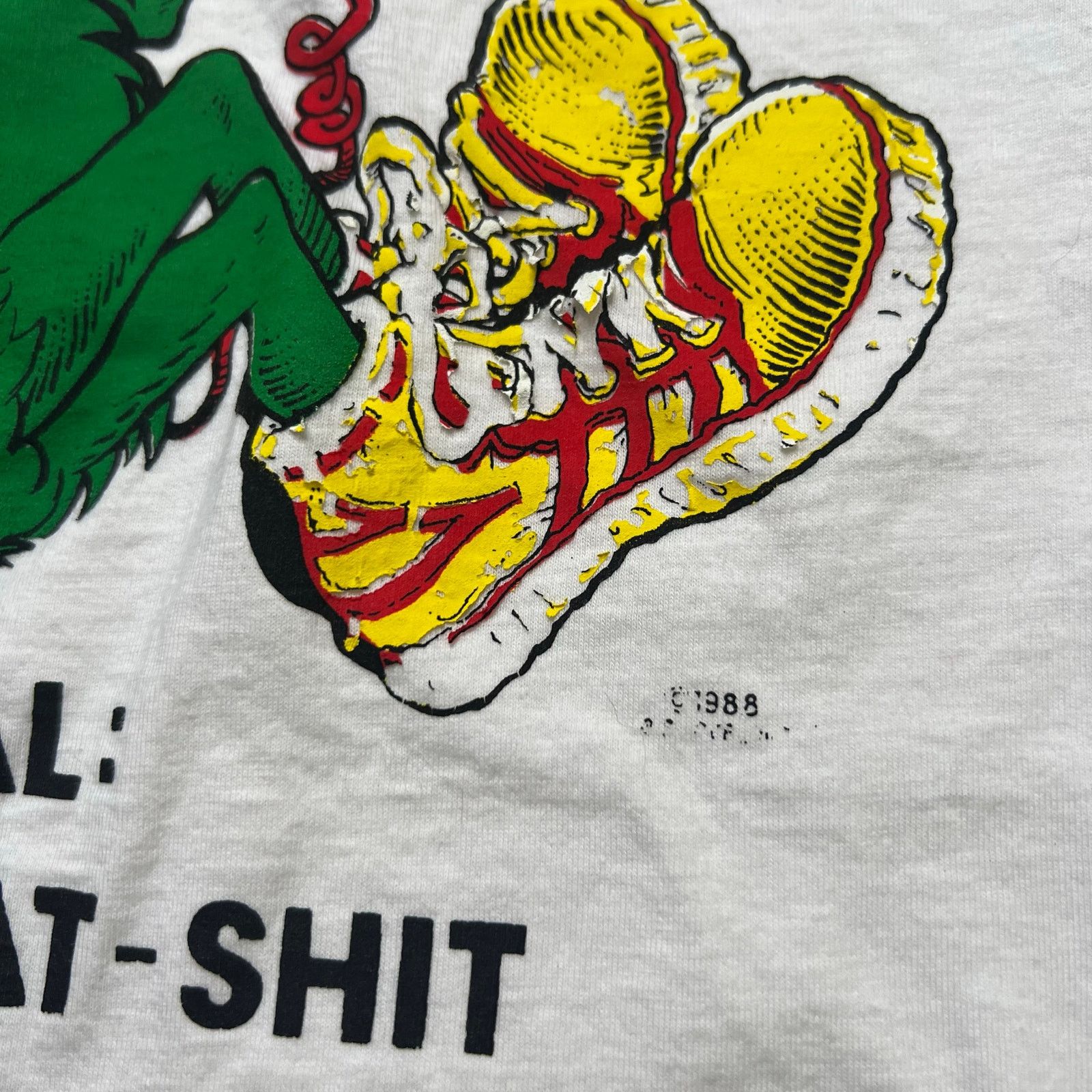 Vintage Vtg 80s Rare Camacho “if you don’t like my attitude” Sz L Size US L / EU 52-54 / 3 - 4 Thumbnail