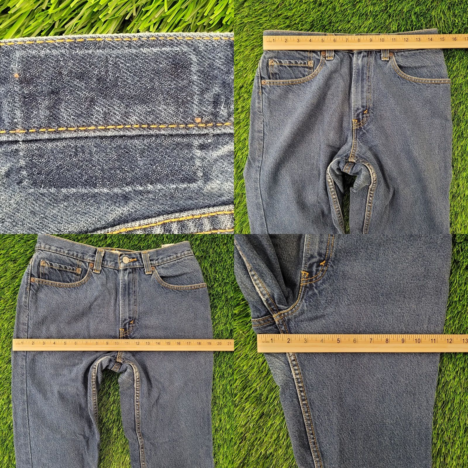 Levi's Levi’S 505 Straight Jeans, Faded Medium Wash - 30x30 - Mens Size US 30 / EU 46 - 10 Thumbnail