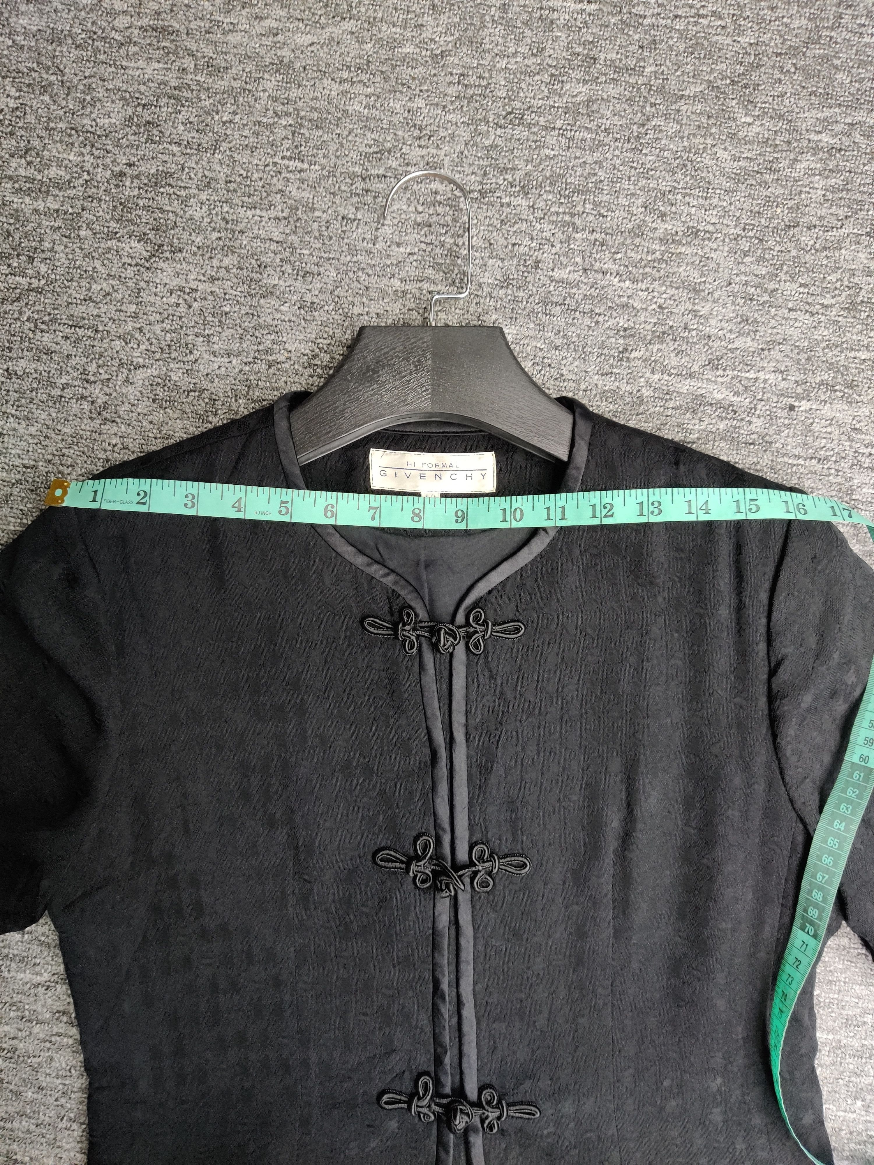 Givenchy Vintage Givenchy Cropped Chinese Coat Jacket Size S / US 4 / IT 40 - 12 Thumbnail