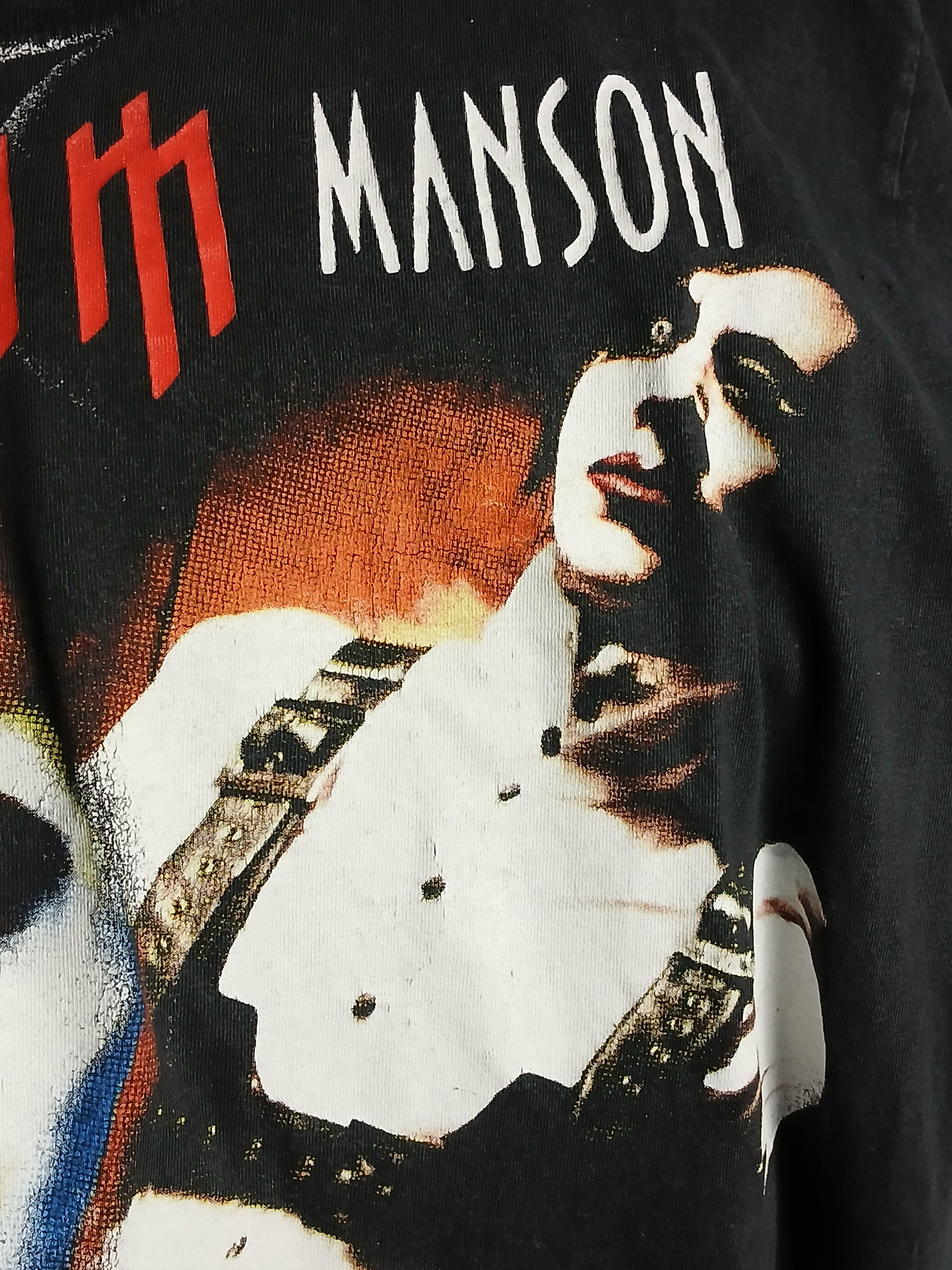 Band Tees × Marilyn Manson × Vintage Vintage 2004 Marilyn Manson T-Shirt Size US S / EU 44-46 / 1 - 7 Thumbnail